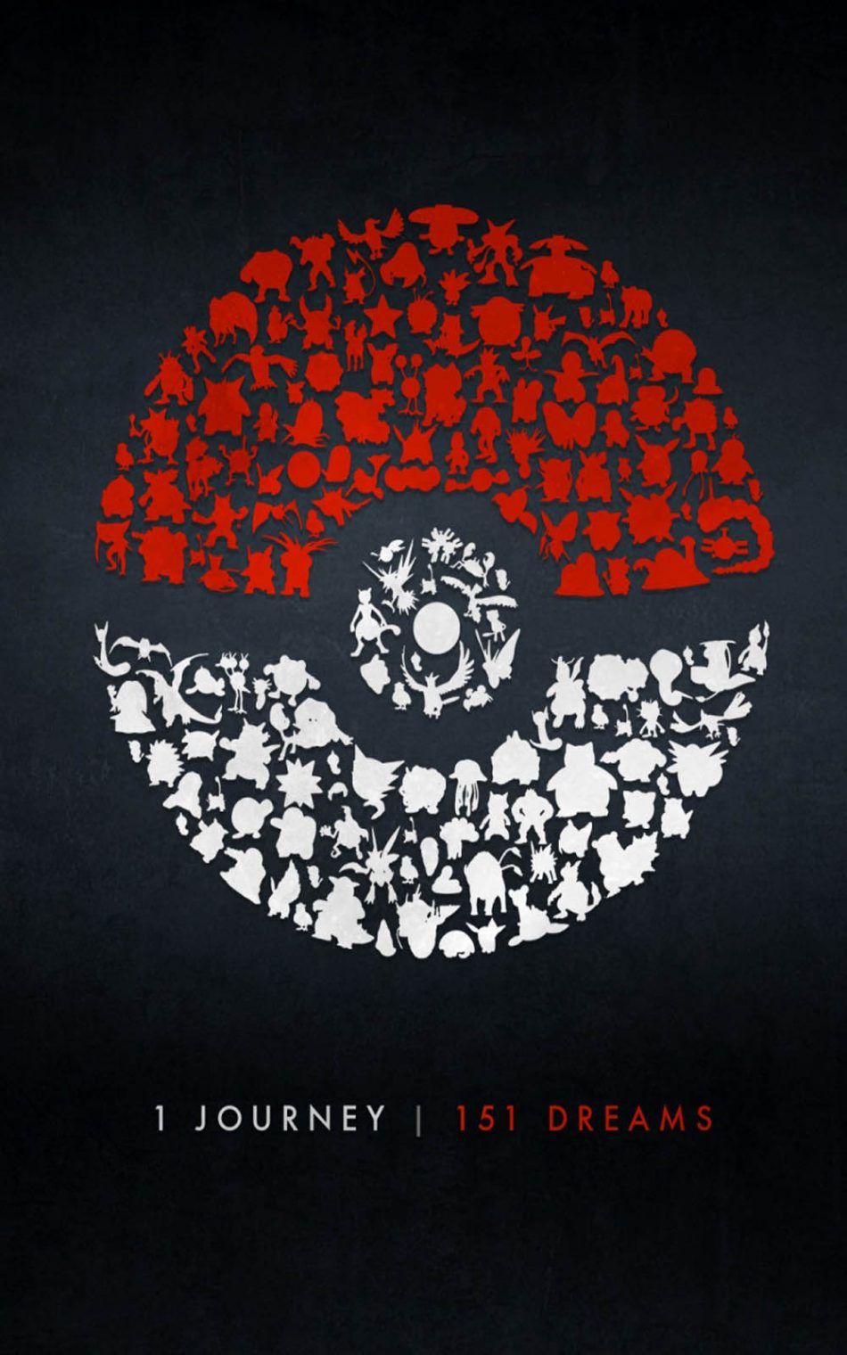 Poké Ball 151 Pokémon mosaico, 950x1520 Verticale, Mobile