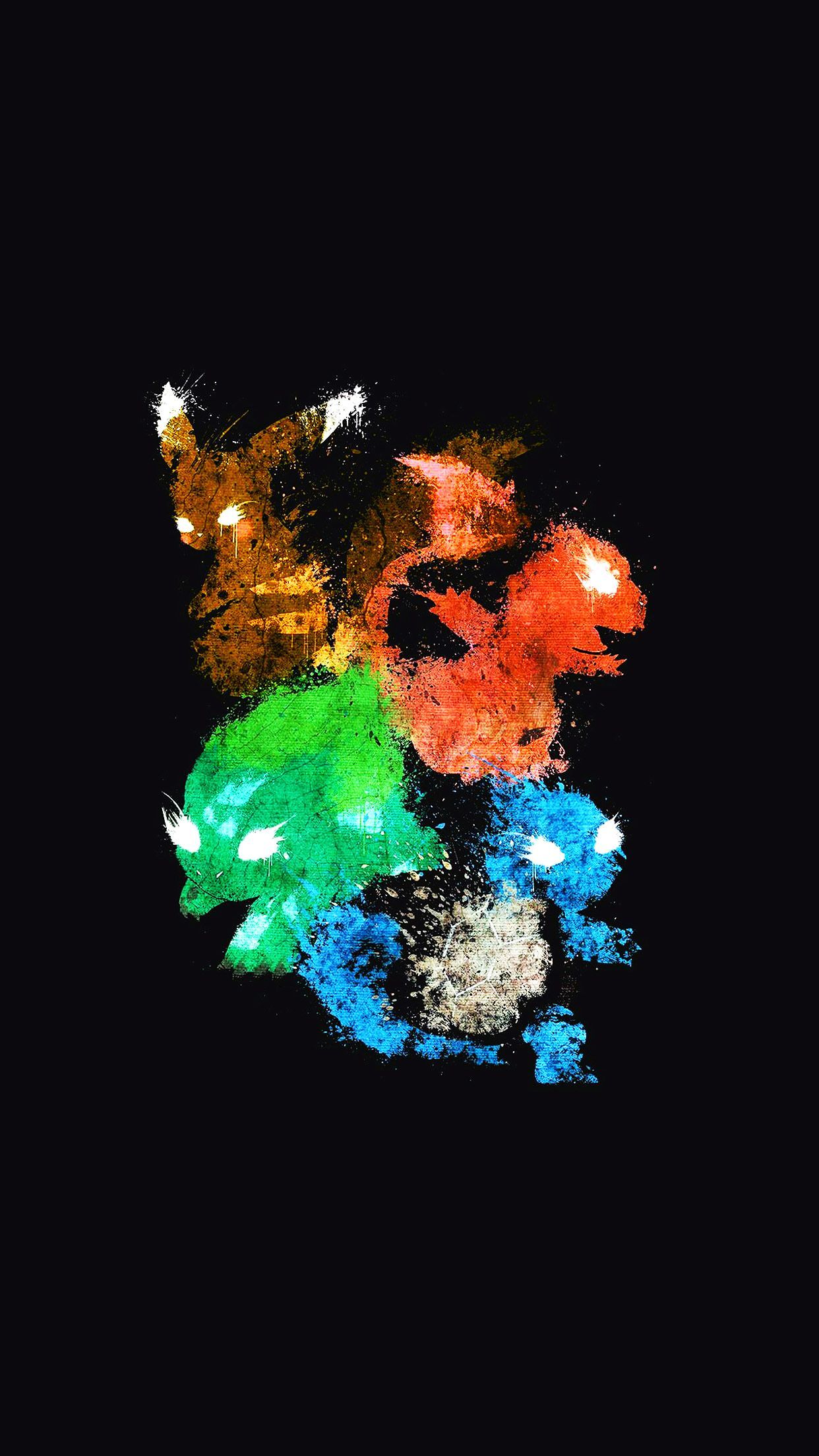 Pokémon leggendari gruppo minimal, 1366x768 HD, Desktop