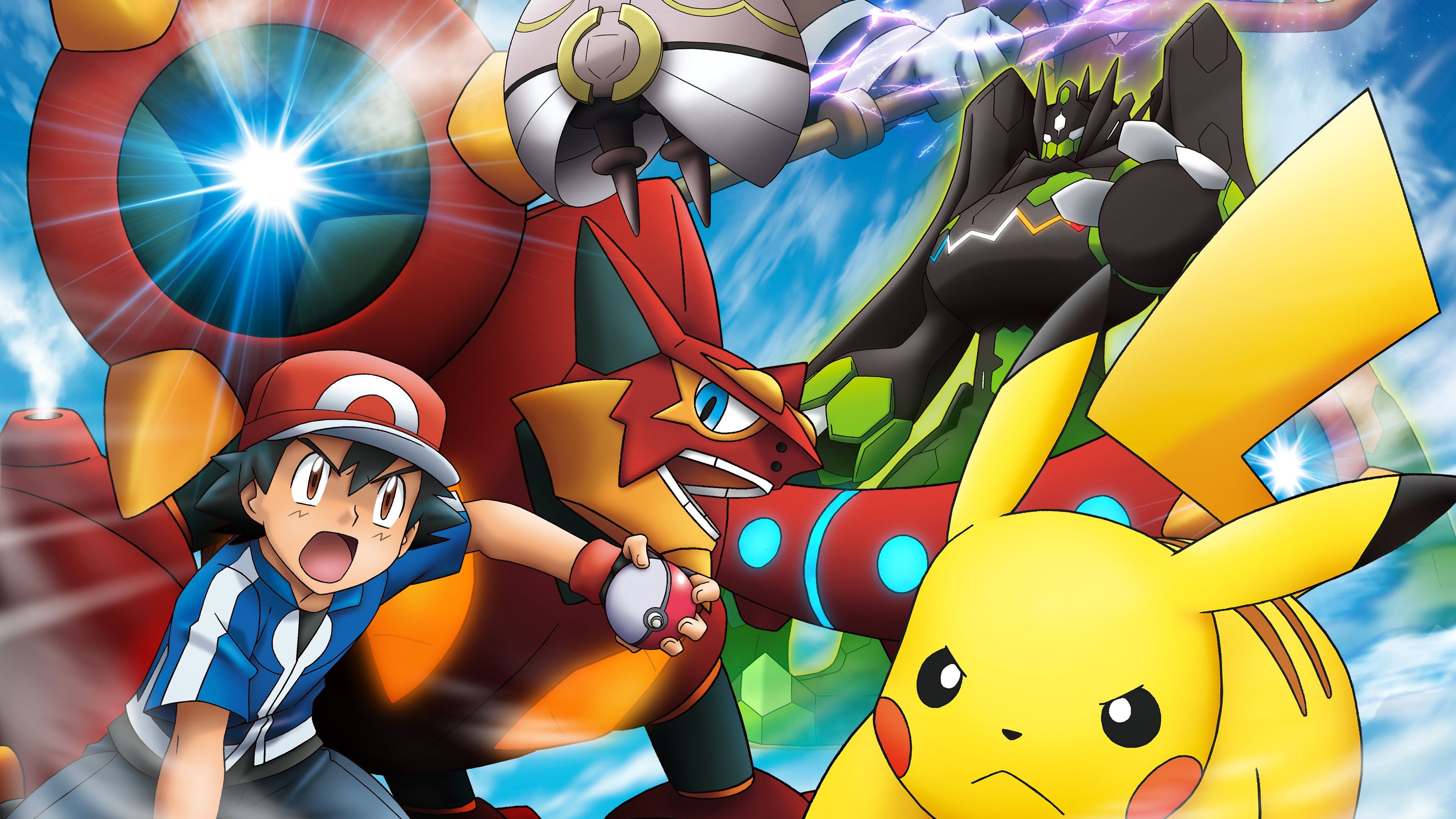 Logo Pokémon GO spazio, 3840x2160 4K Ultra HD, Monitor 4K