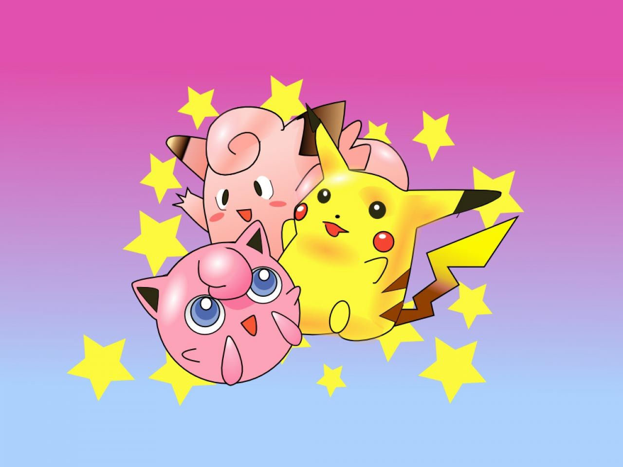 Personaggi Pokémon carini disegnati, 2491x1344 alta risoluzione, PC Desktop