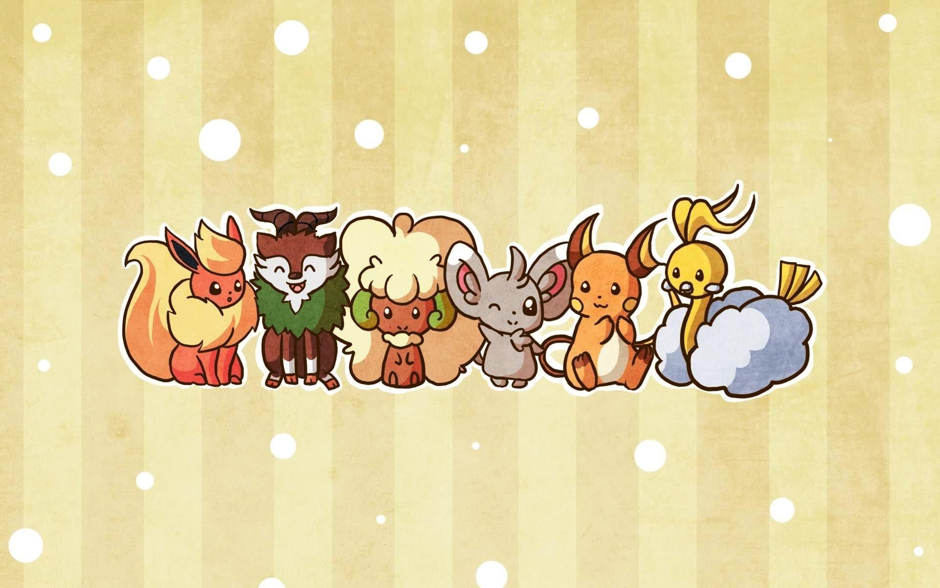 Pokémon carini in fila, 1920x1200 Full HD+ WUXGA, PC