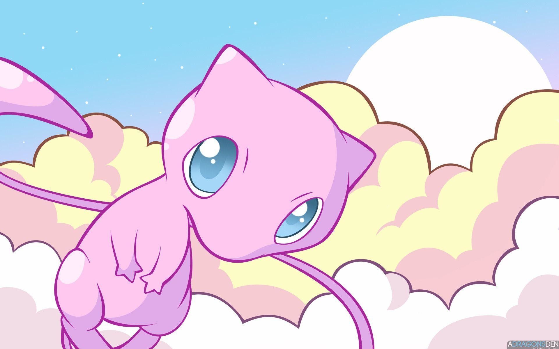 Mew Pokémon tra le nuvole, 1920x1200 WUXGA, Laptop