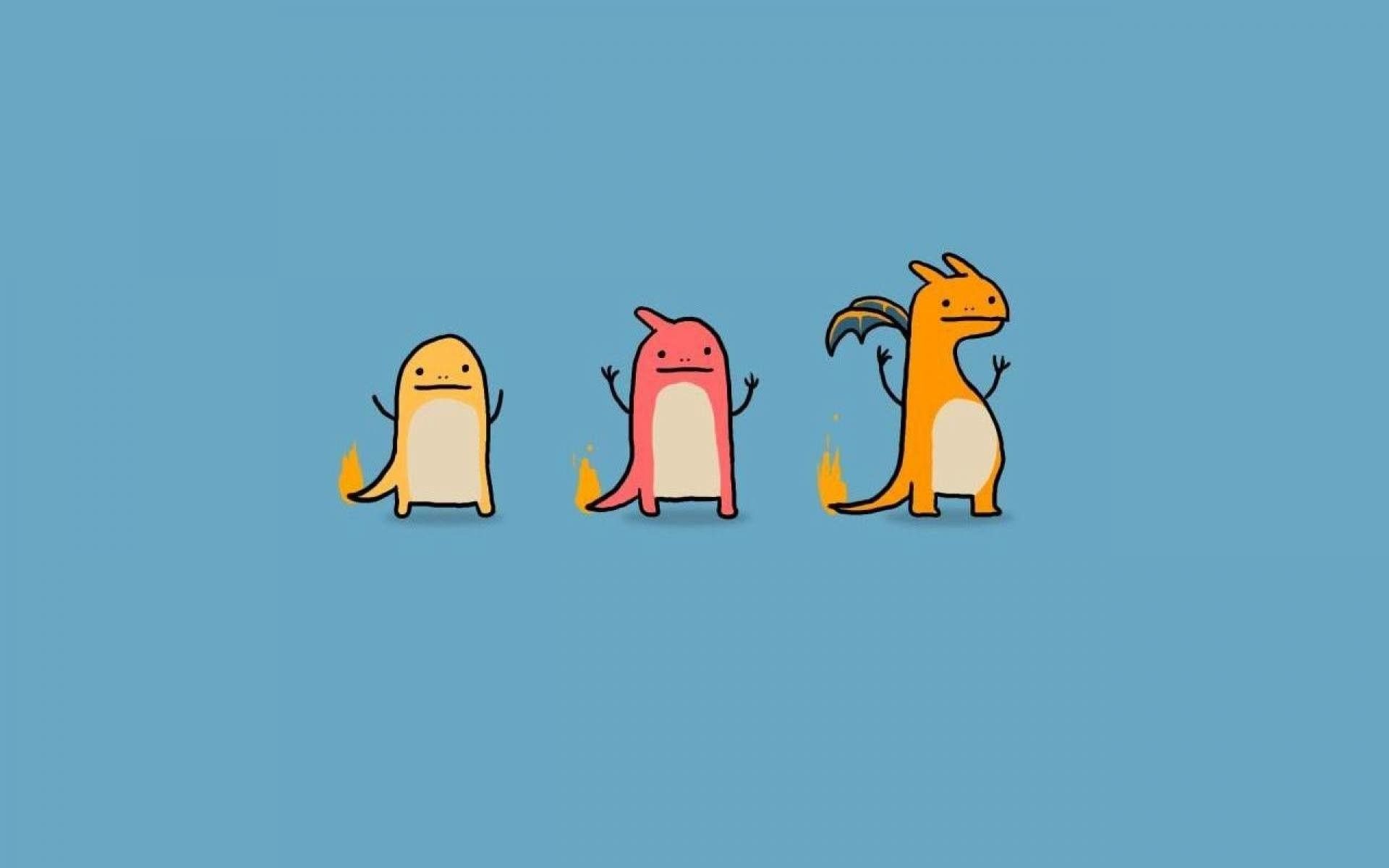 Charmander evoluzioni chibi Pokémon, 1920x1200 WUXGA, iMac
