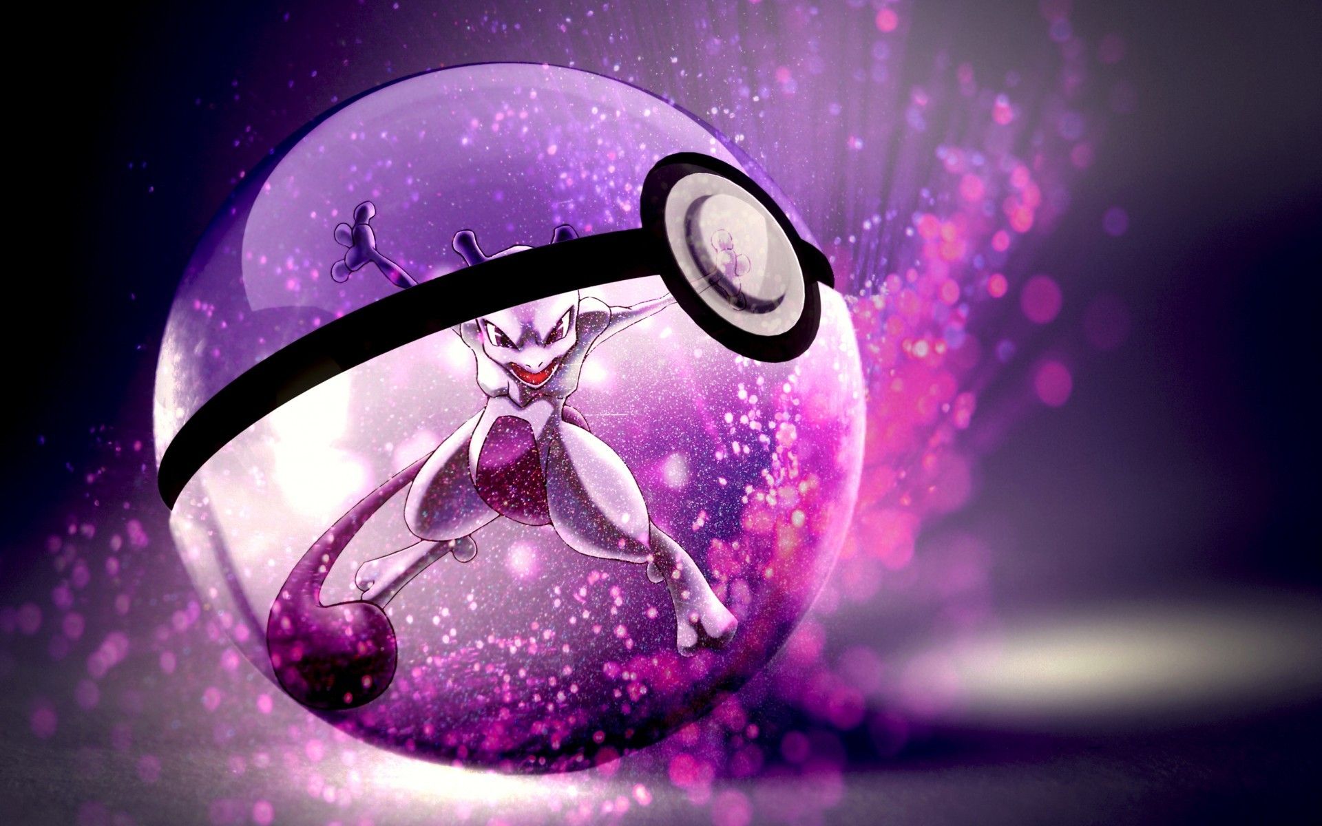 Mewtwo dentro Poké Ball, 1920x1200 Full HD+ WUXGA, Laptop
