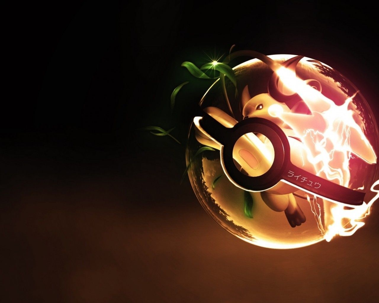 Poké Ball con Raichu luminosa, 1280x1024 720p, Laptop