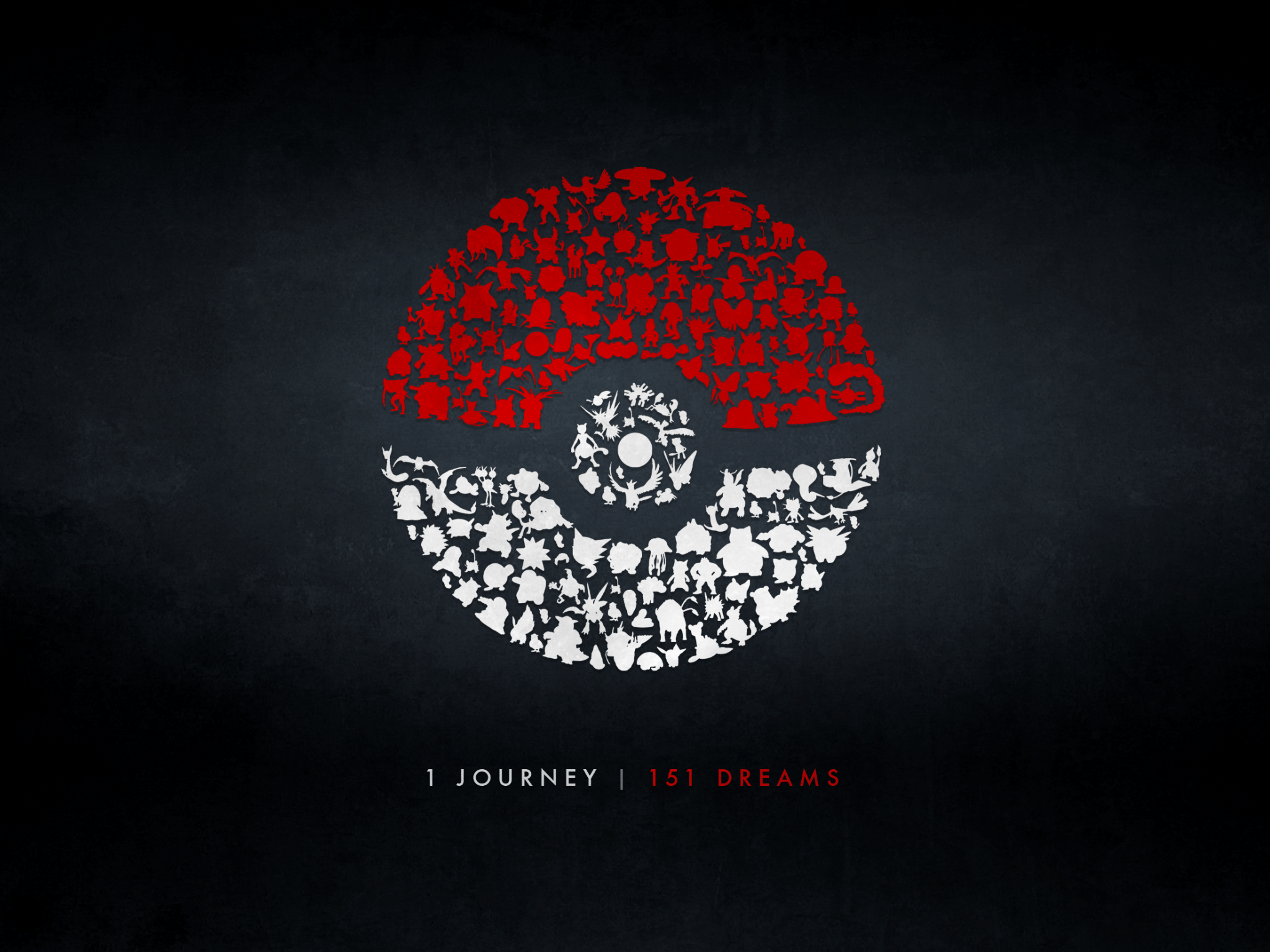 Poké Ball sagome Pokémon, 2048x1536 2K, Laptop