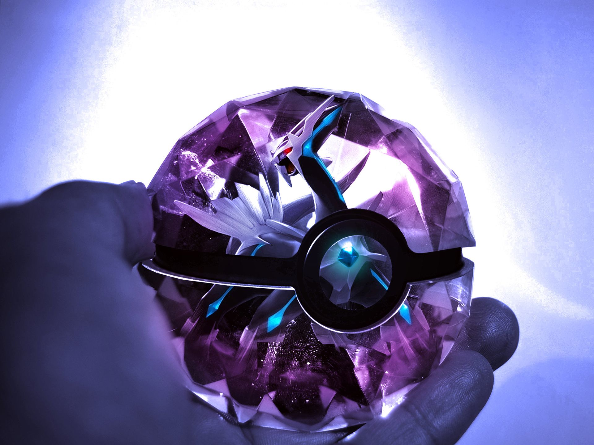 Poké Ball di cristallo viola, 1920x1440 WUXGA, Desktop