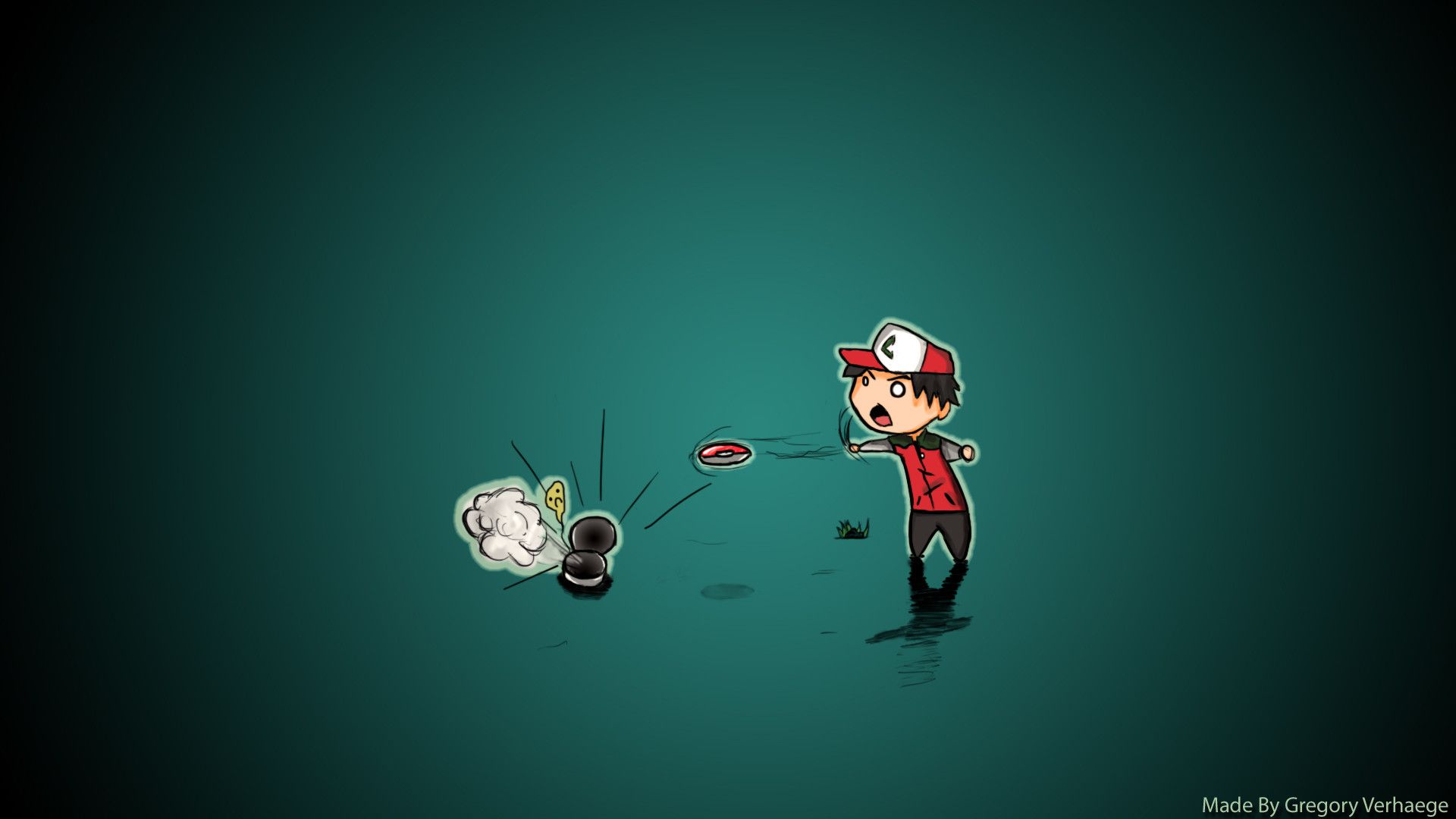 Allenatore Pokémon lancia Pokéball, 1920x1080 Full HD, Desktop