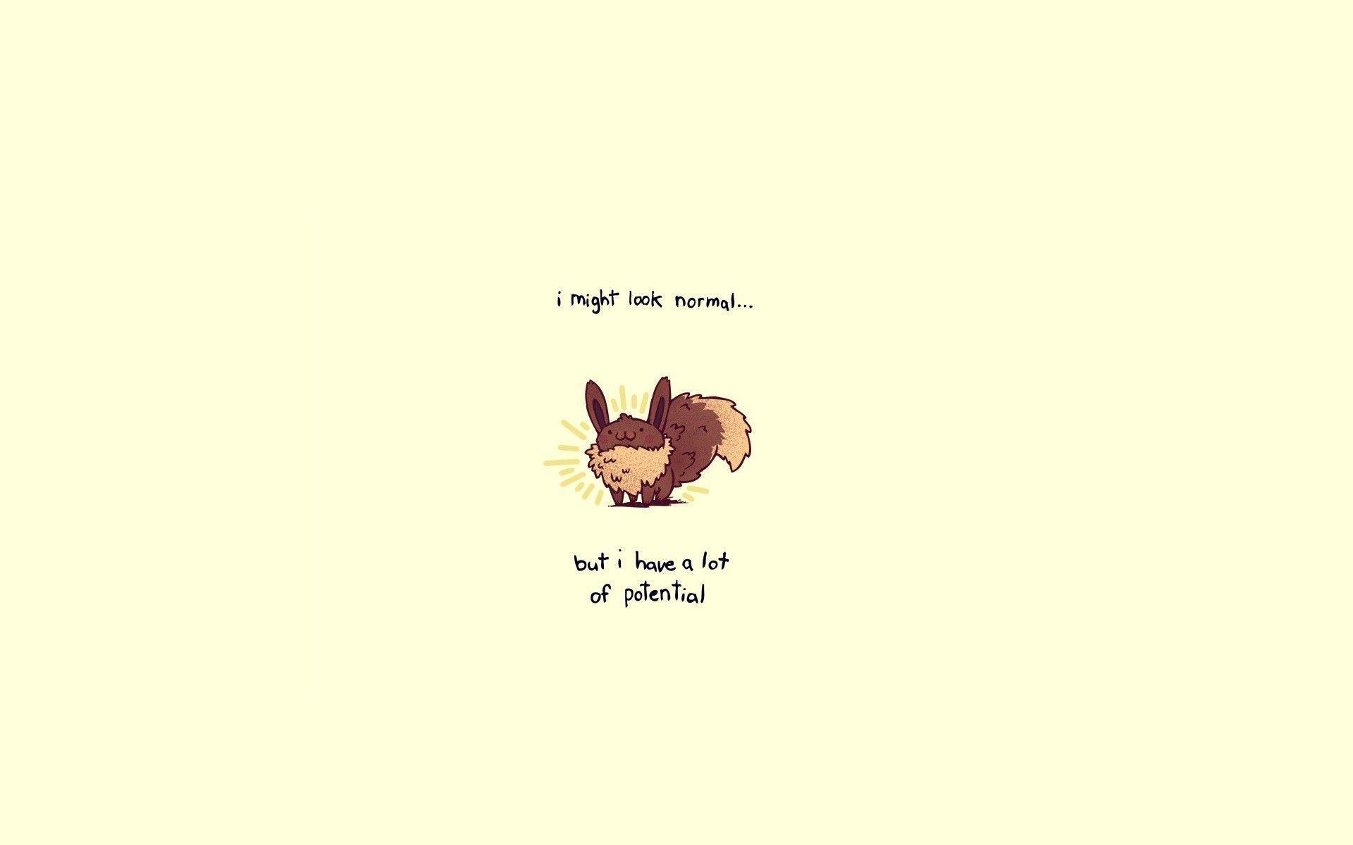 Eevee Pokémon sfondo giallo, Eeveelution, 1920x1200 Full HD+, Desktop