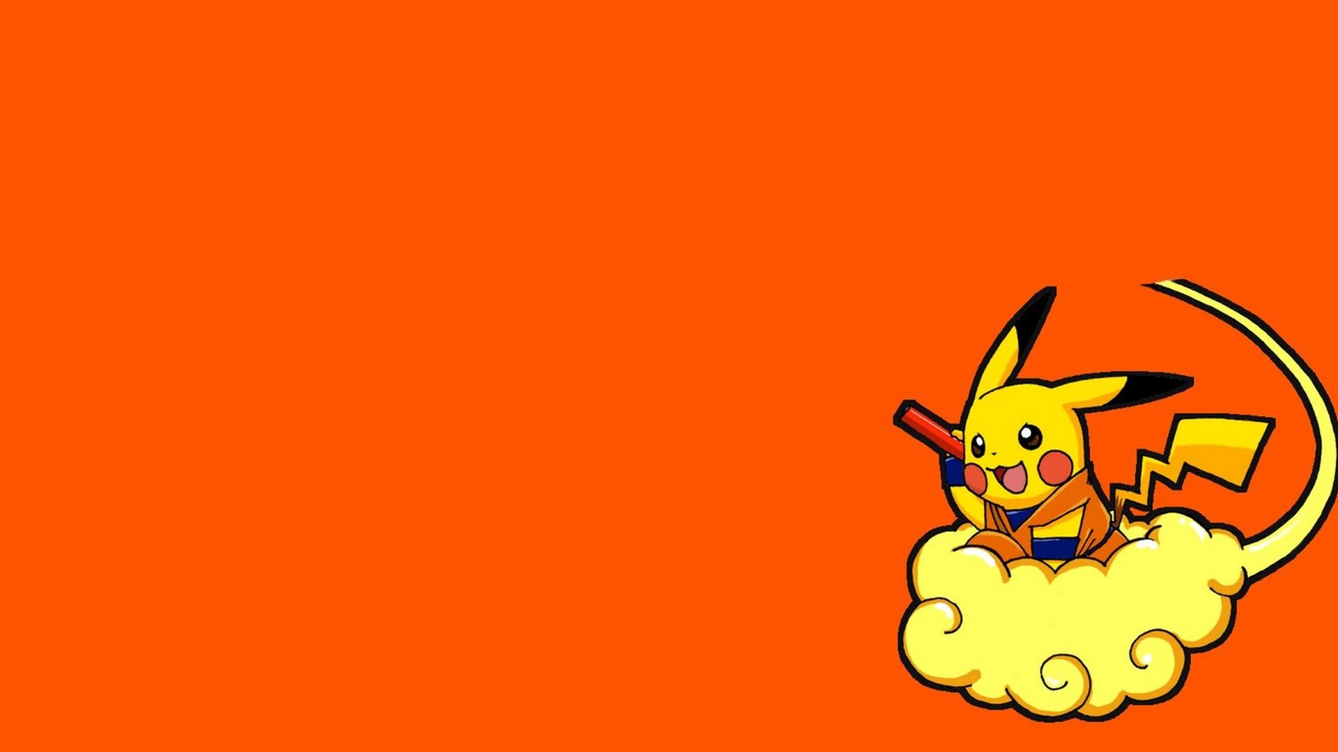 Pokémon arancione sfondo viola, 1440x900 HD, Desktop