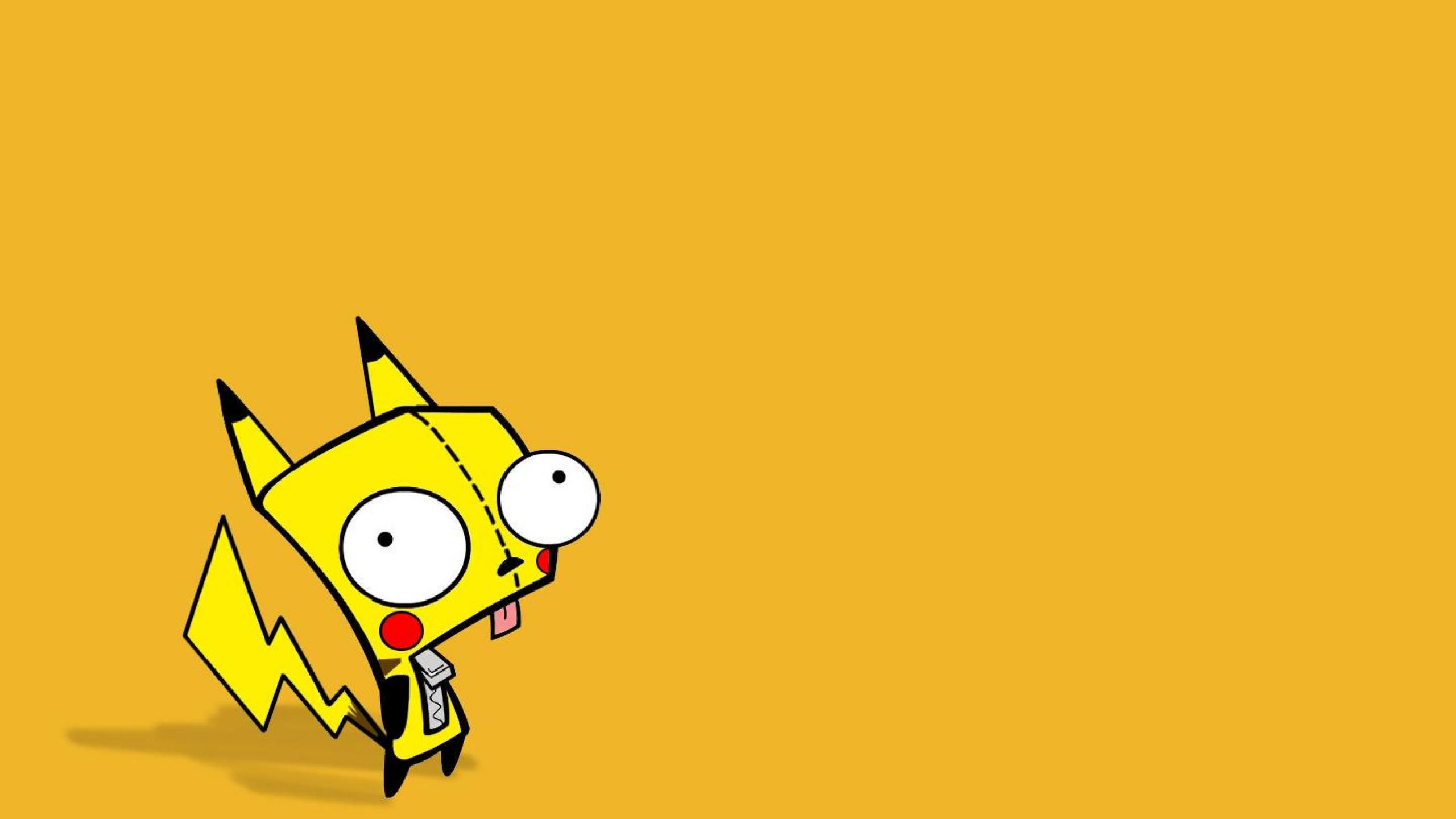 Pikachu occhi sporgenti divertente, tipo elettro, 2560x1440 2K QHD, PC
