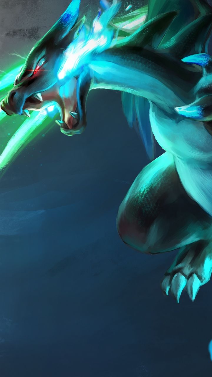 Mega Charizard X Pokémon, 720x1280 Full HD Verticale, Realme