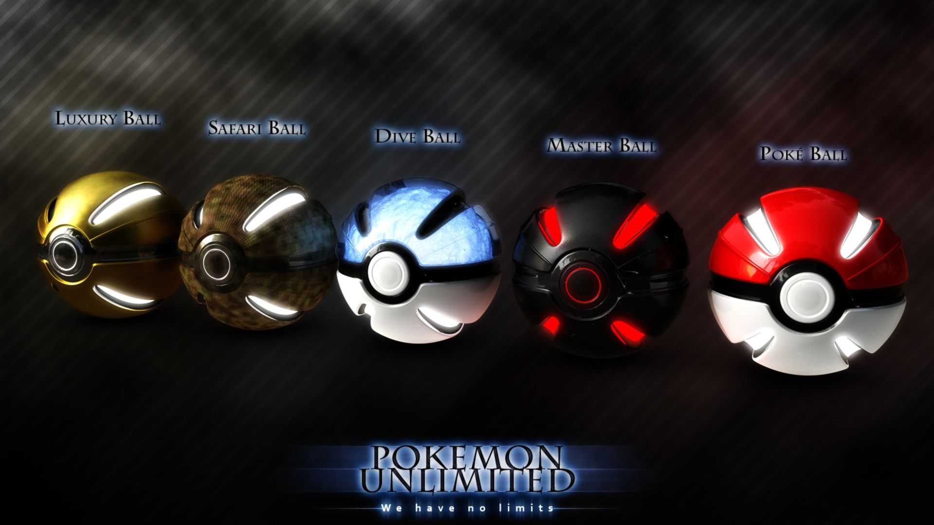 Pokéball diverse tipologie Pokémon, 1920x1080 1080p, Desktop