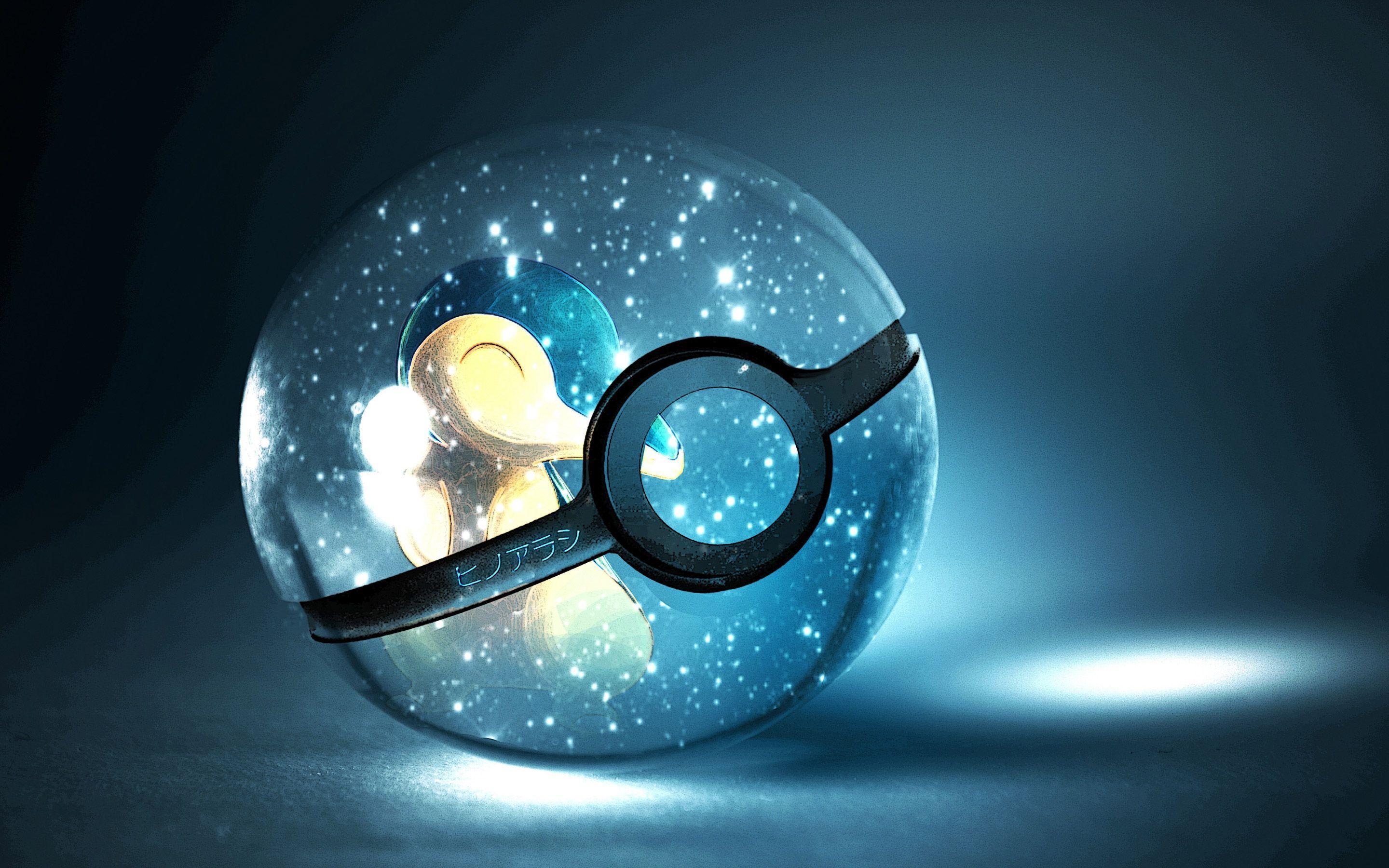 Pokeball di cristallo blu, 2880x1800 2K+, Desktop