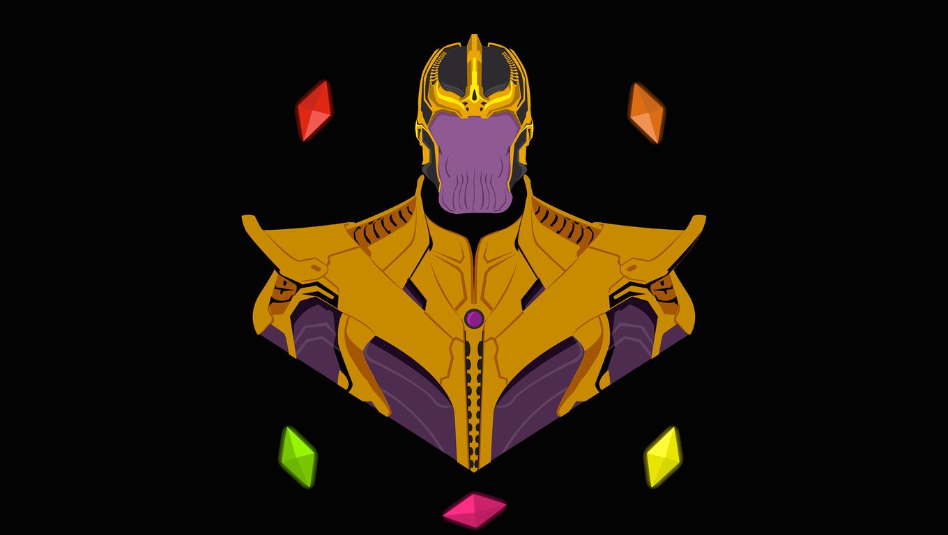 Thanos pop art casco, 1360x768 720p, HP Laptop