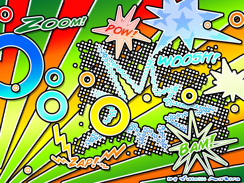 Fumetto Pop Art colorato, 1024x768 HD, Acer Nitro