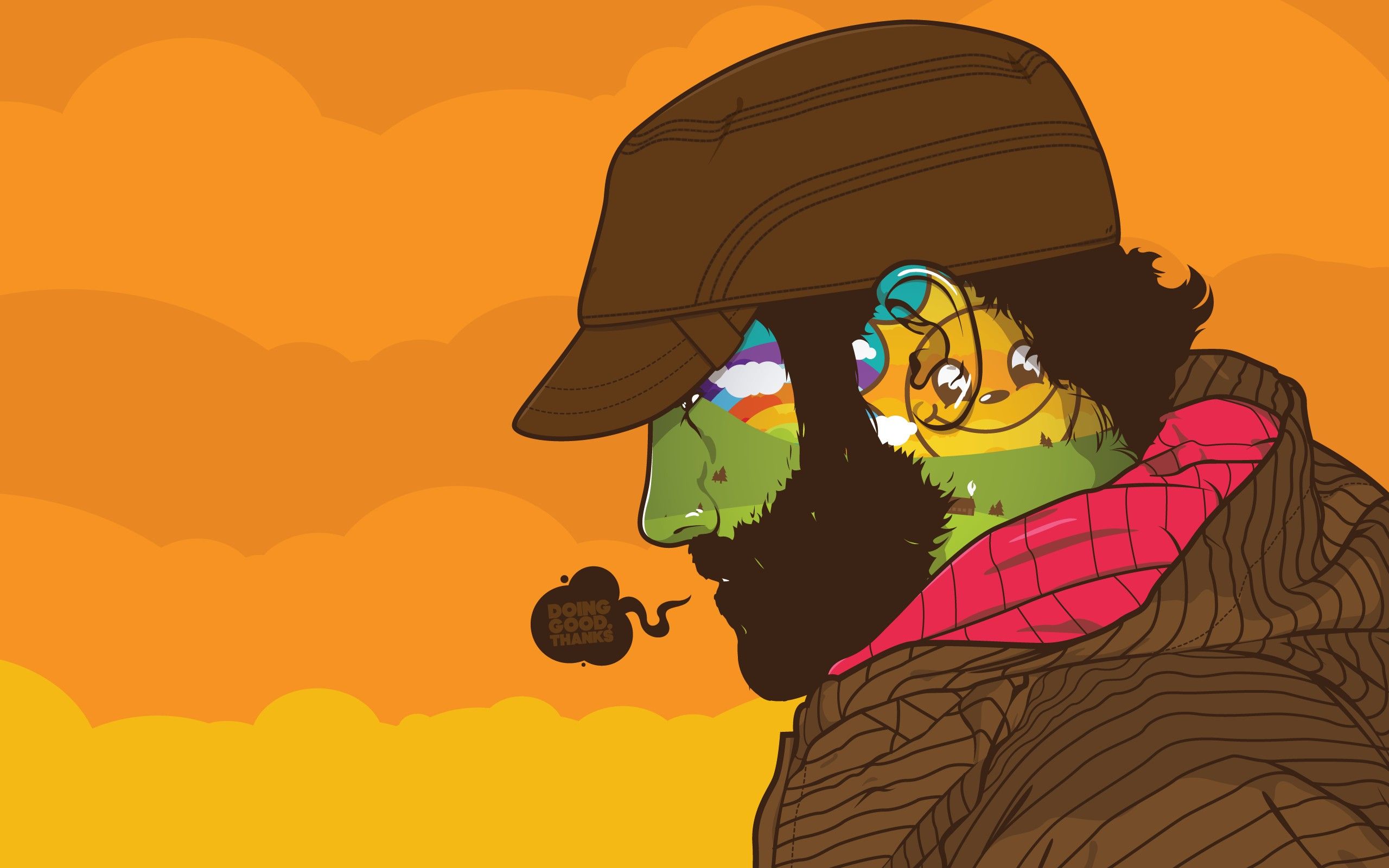 Uomo con pipa e cappello, 2560x1600 2K+, Desktop