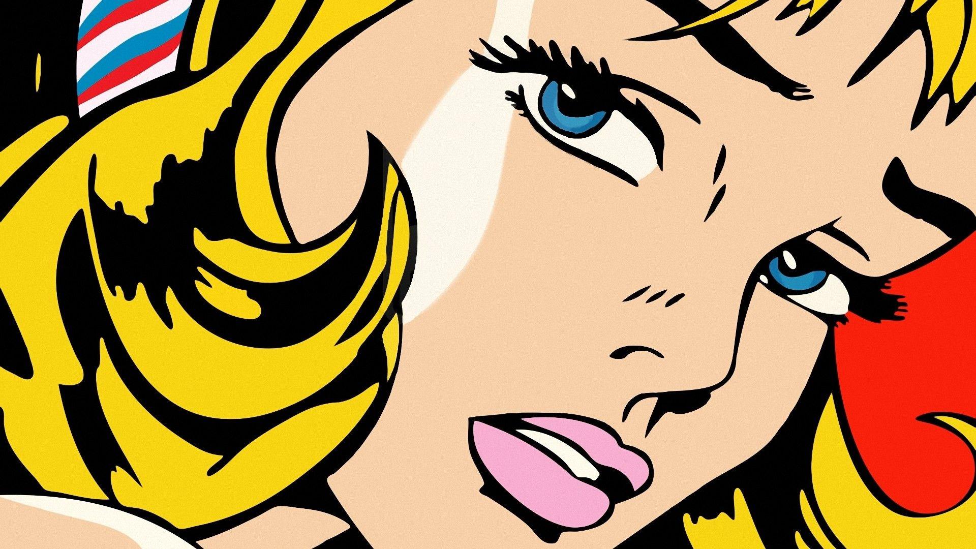 Ragazza pop art bionda, 1920x1080 Full HD 1080p, Desktop