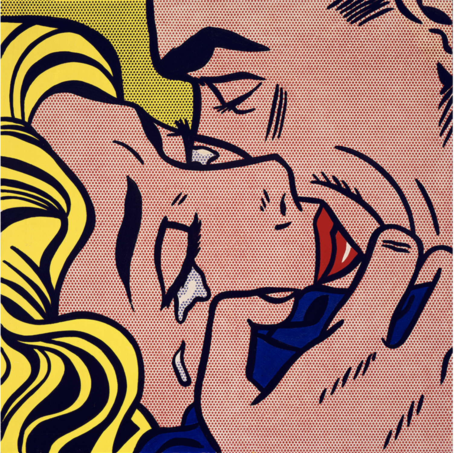 Bacio stile Lichtenstein pop art, 1502x1498 HD, HP Laptop