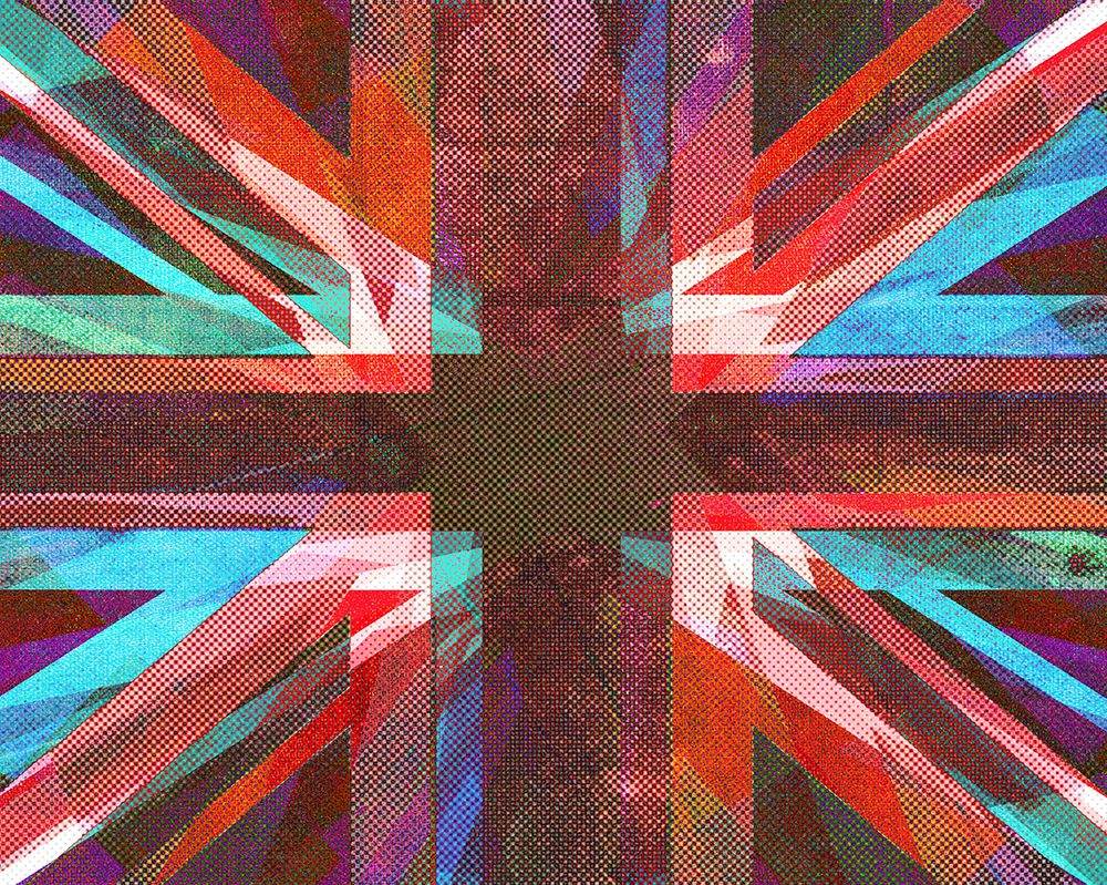 Bandiera Union Jack pop art, 1000x799 HD, Desktop