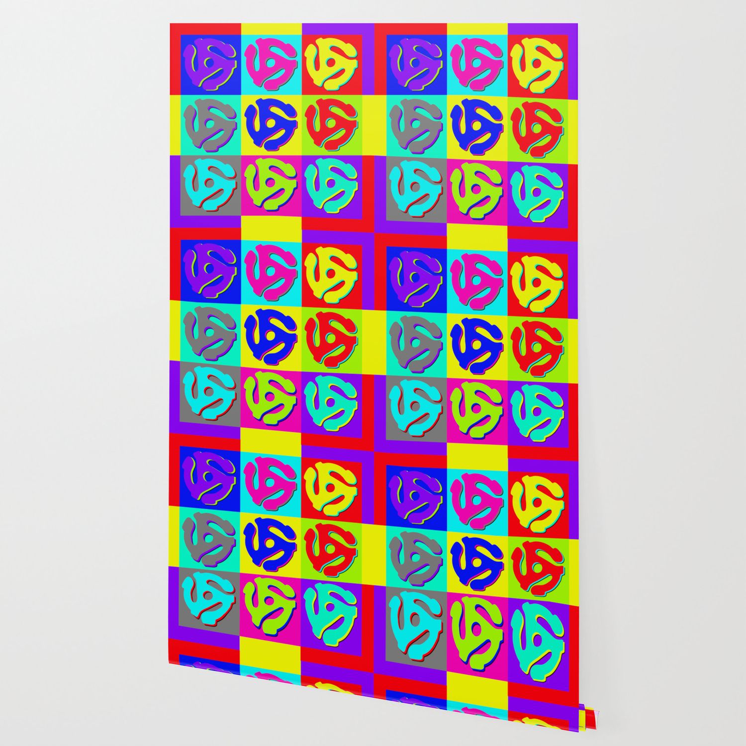 Adattatori vinile pop art colorati, 1500x1500 720p, Laptop