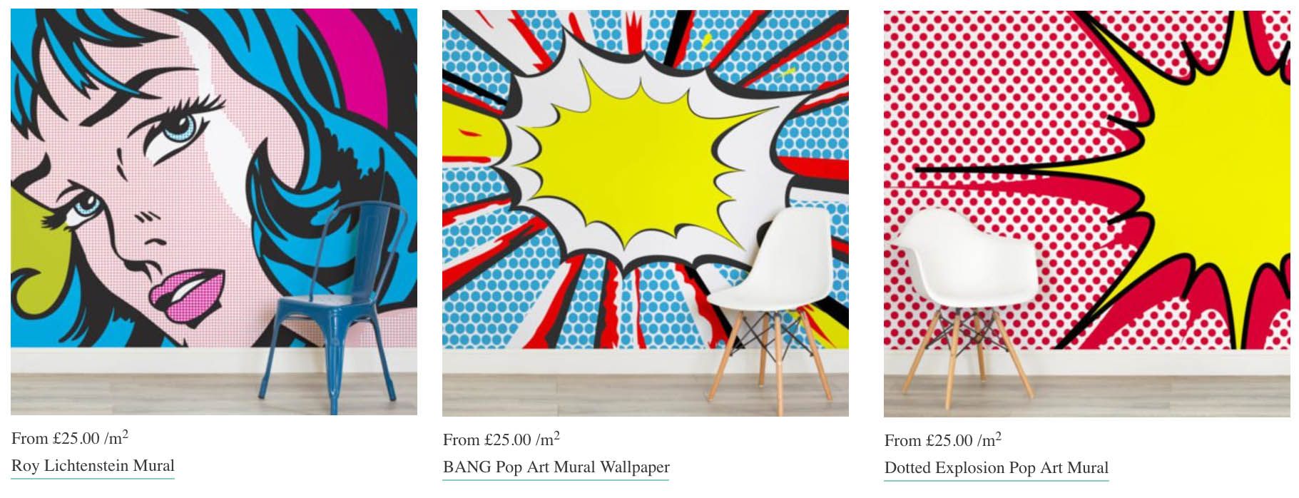 Murales pop art stile Lichtenstein, 1821x698 21:9, iMac