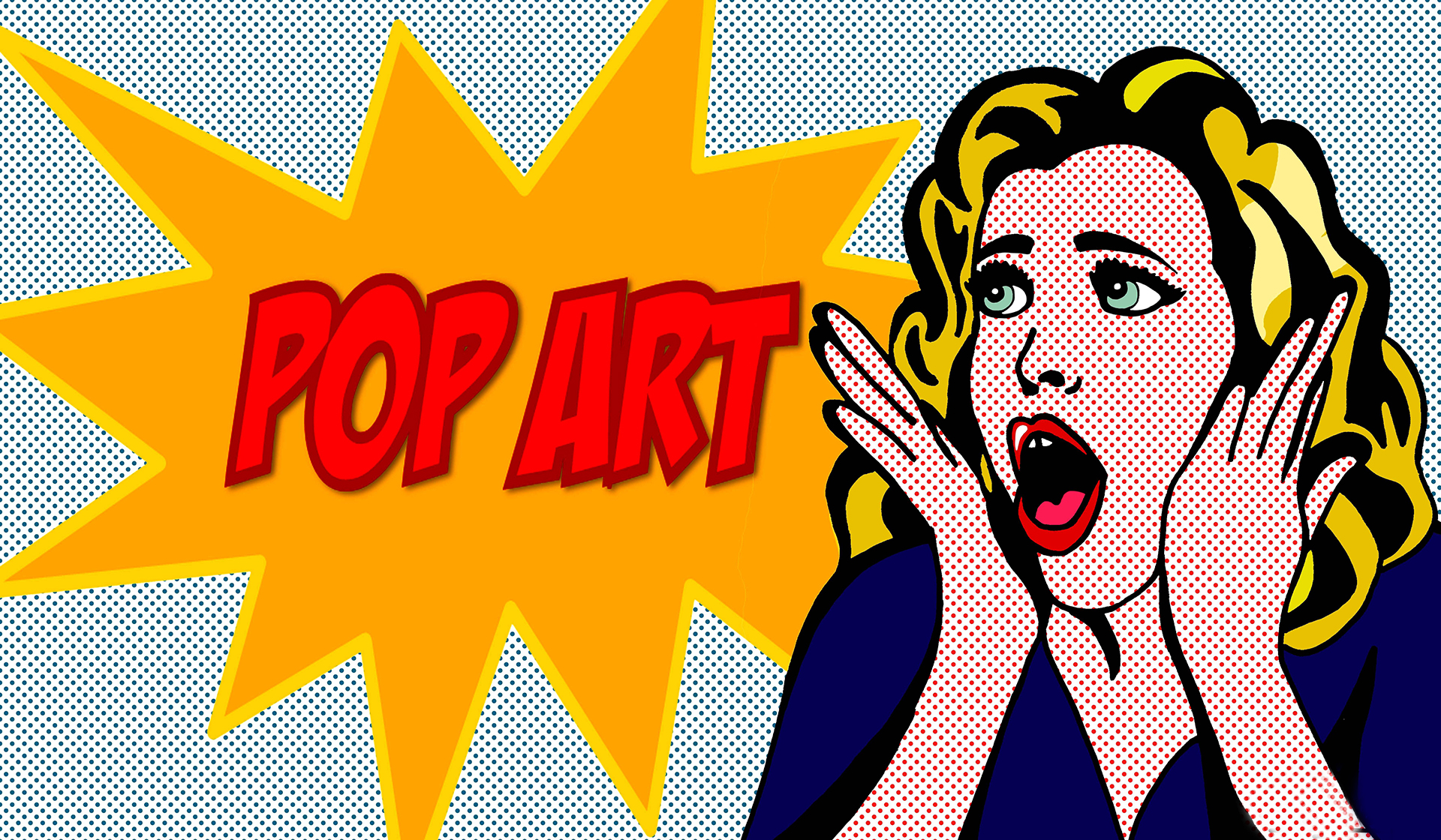 Donna fumetto stile pop art, 1920x1120 Full HD 1080p, PC