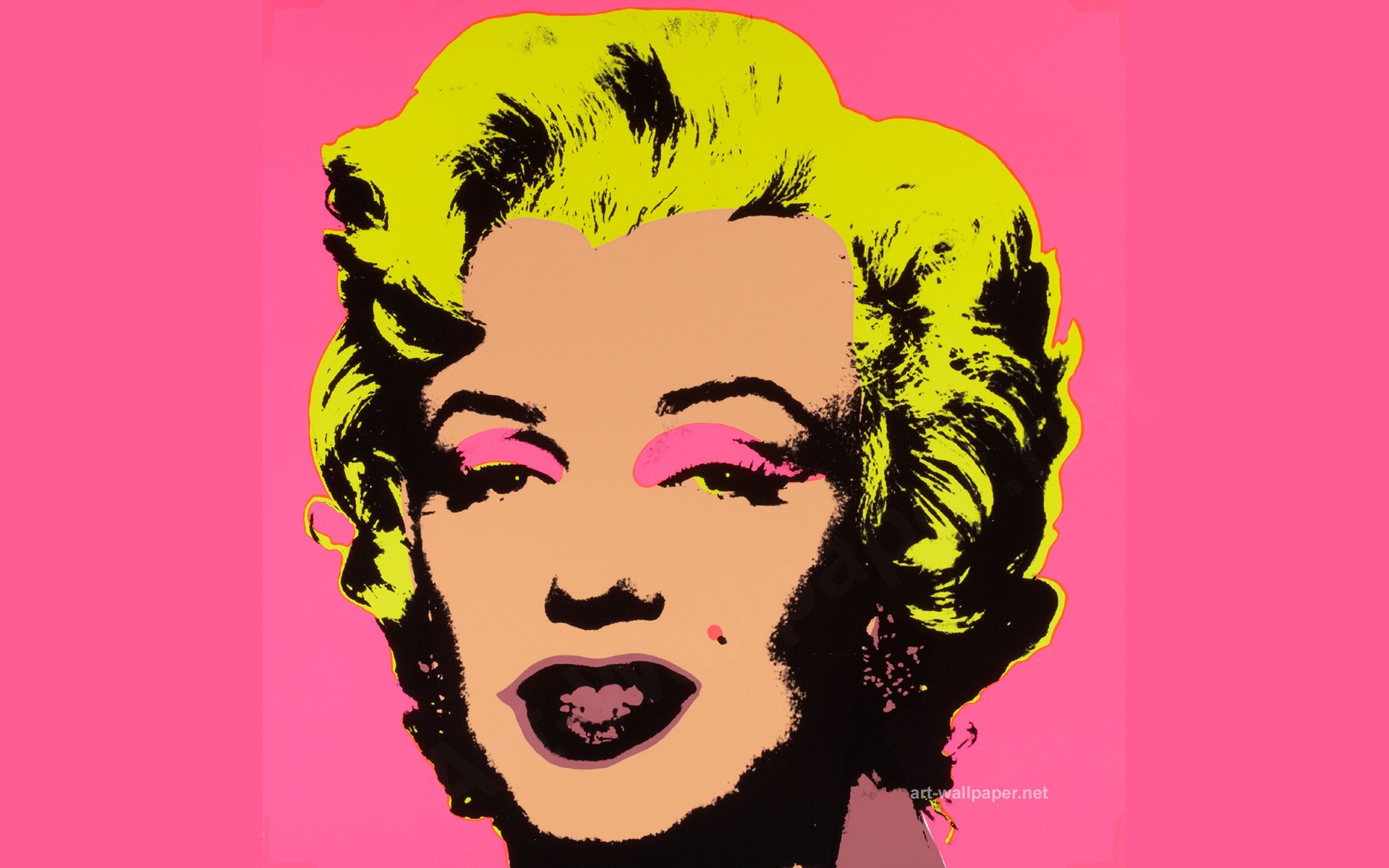 Marilyn Monroe pop art rosa, 1920x1200 Full HD+, Laptop