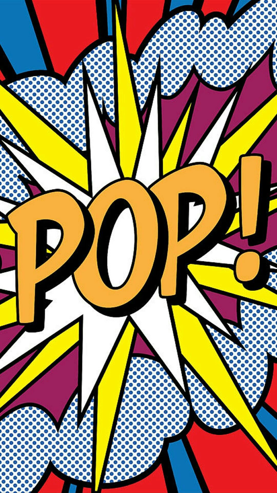 Esplosione fumetto POP Art, 1080x1920 Verticale, Telefono