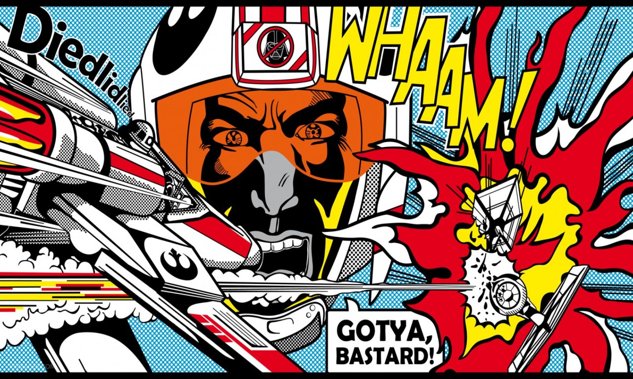 Pilota stile fumetto pop art, 1280x768 720p, PC