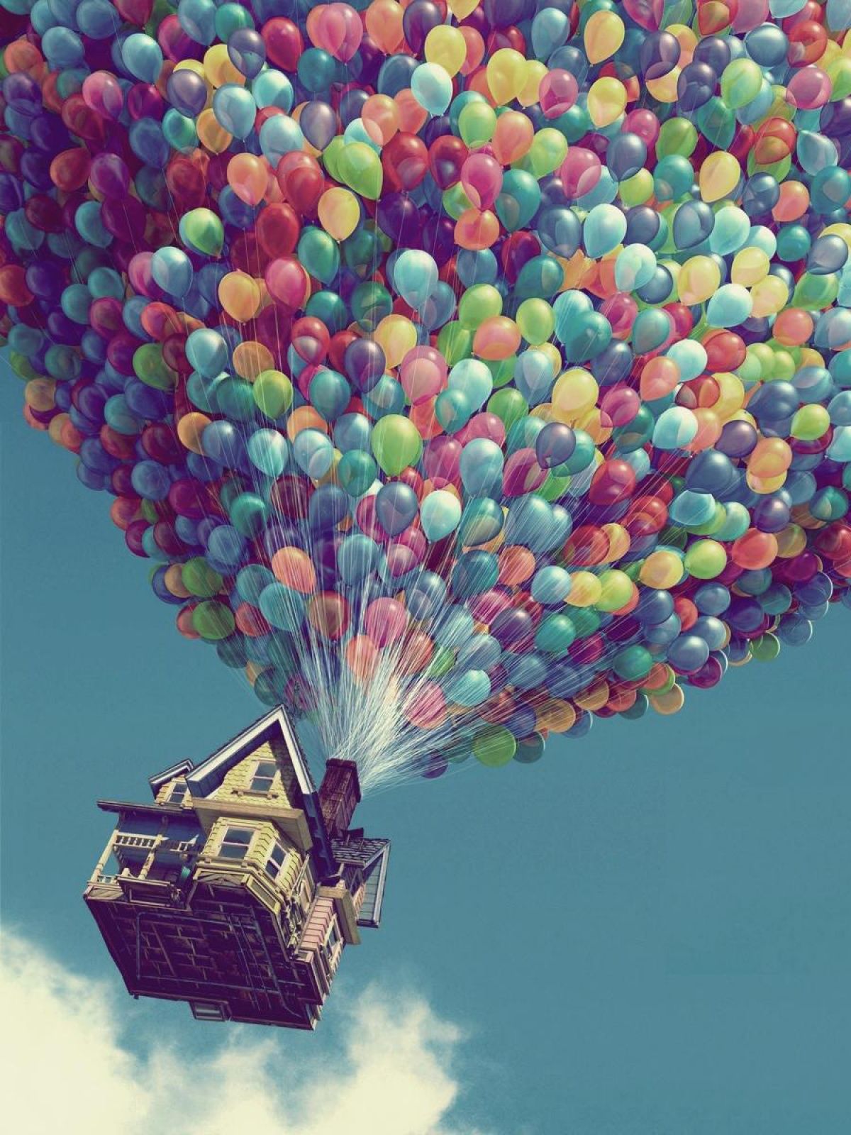 Casa con palloncini Up, 1200x1600 Full HD Verticale, Smartphone