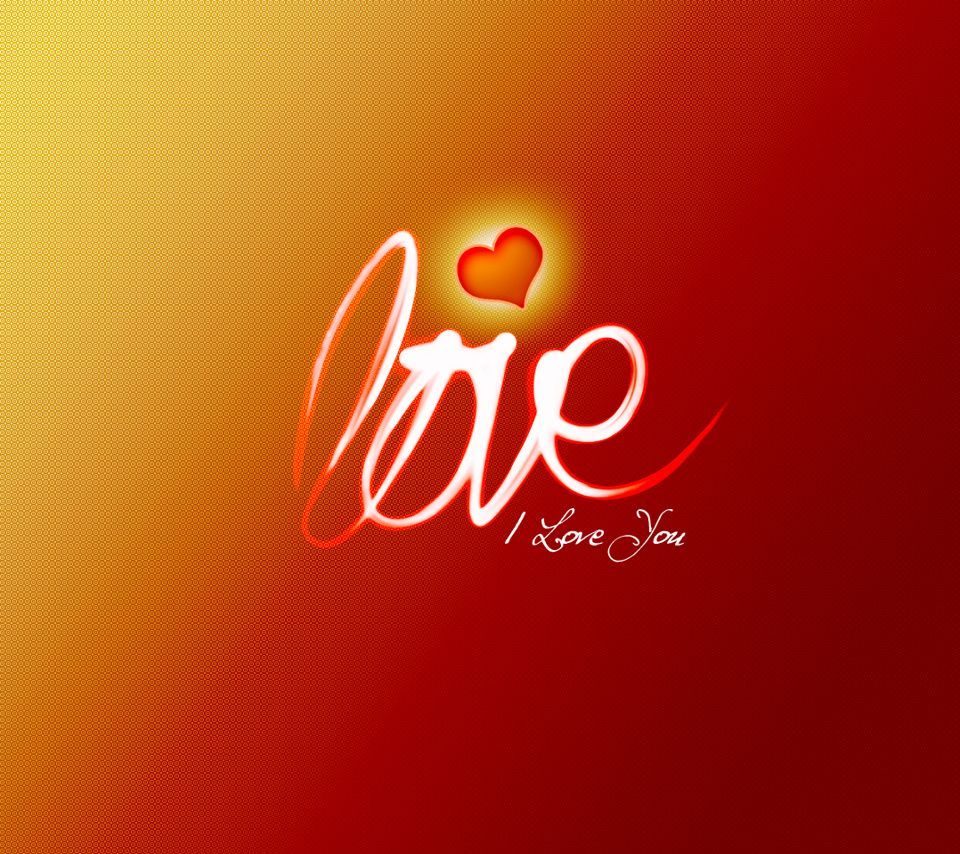 Scritta Love con cuore rosso, 960x854 HD, PC