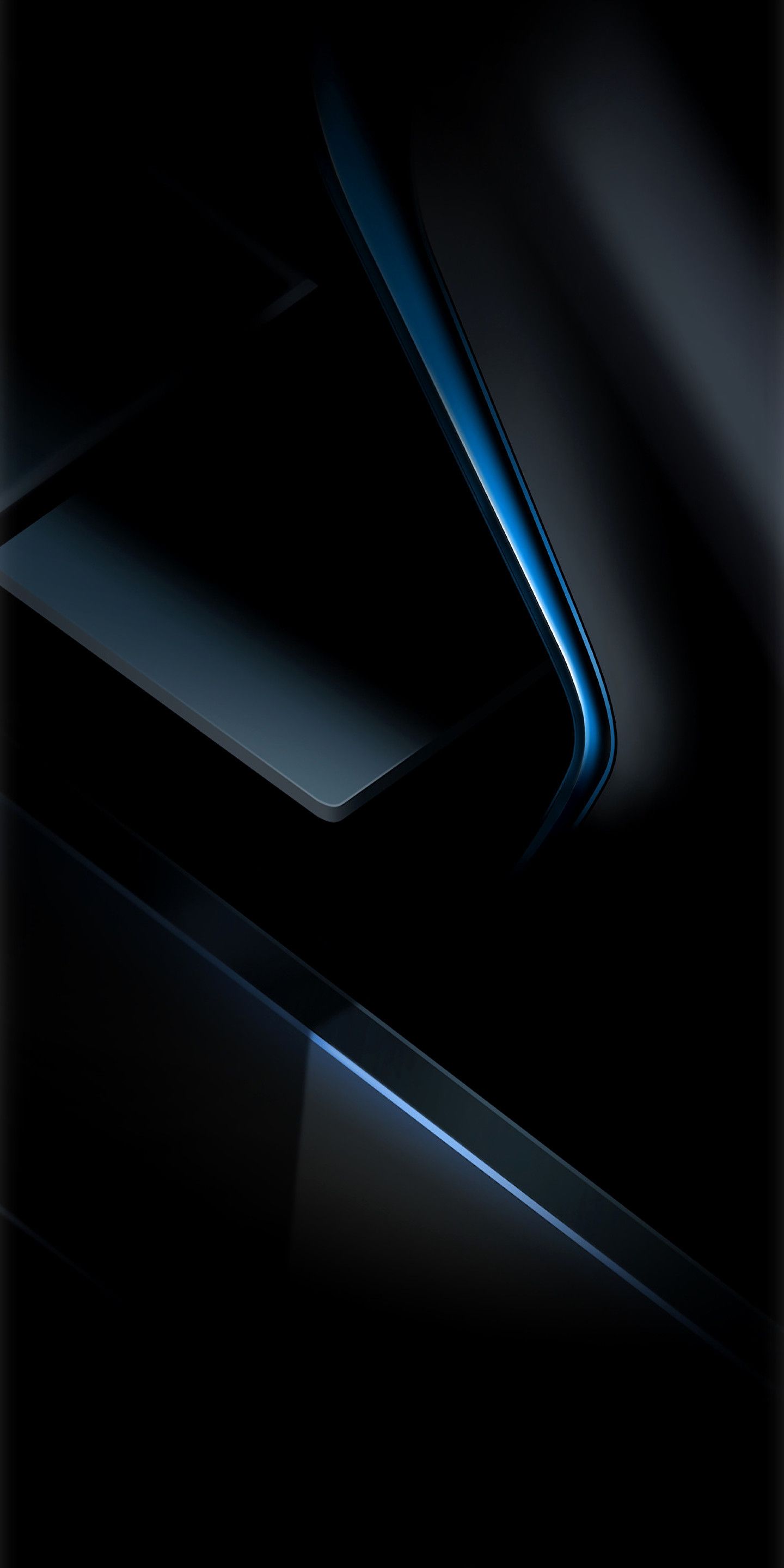 Forme astratte scure blu, 1440x2880 Full HD Verticale, Smartphone