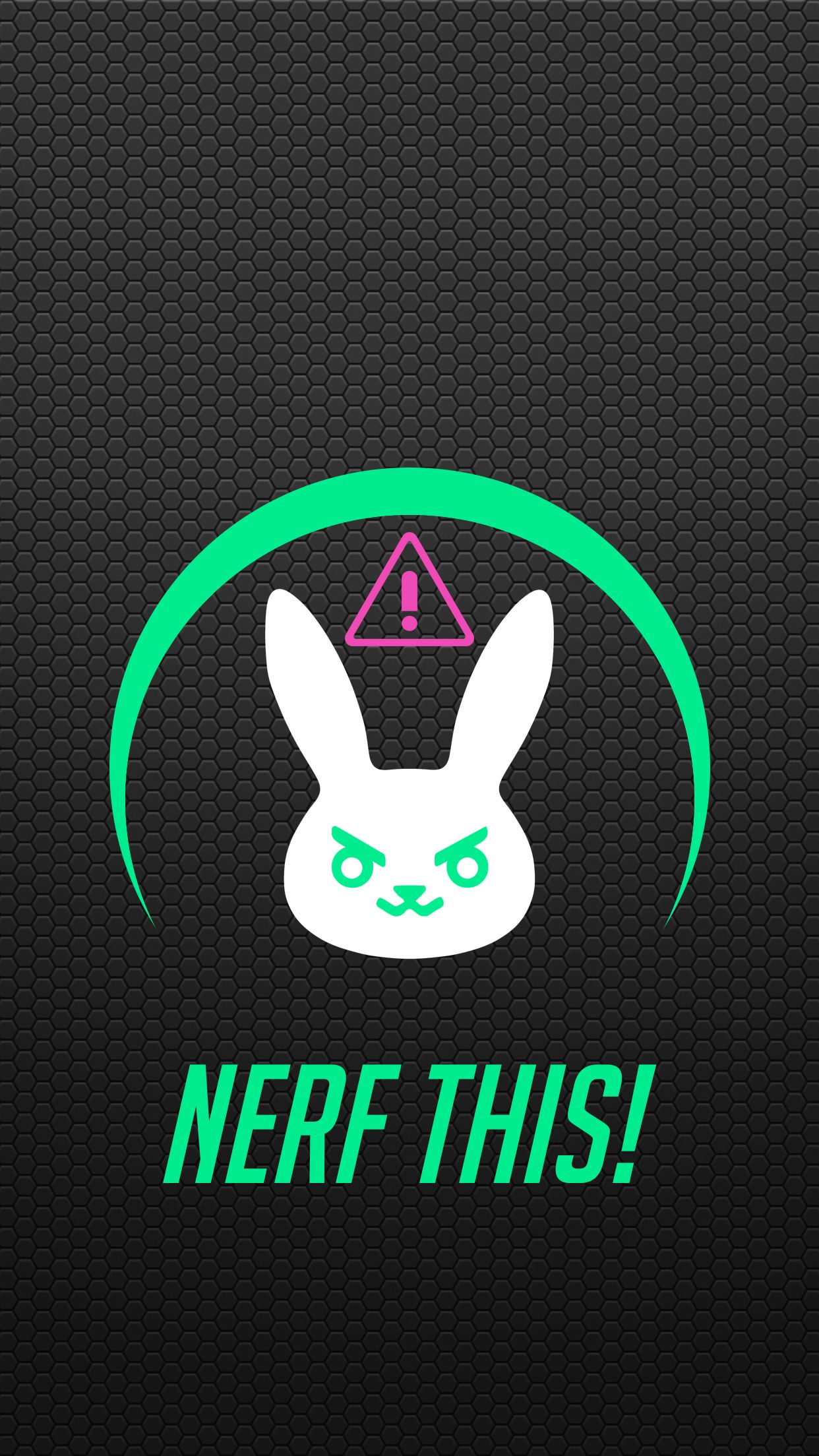 Coniglio D.Va Overwatch, sparatutto a squadre, 1242x2208 Verticale, Telefono