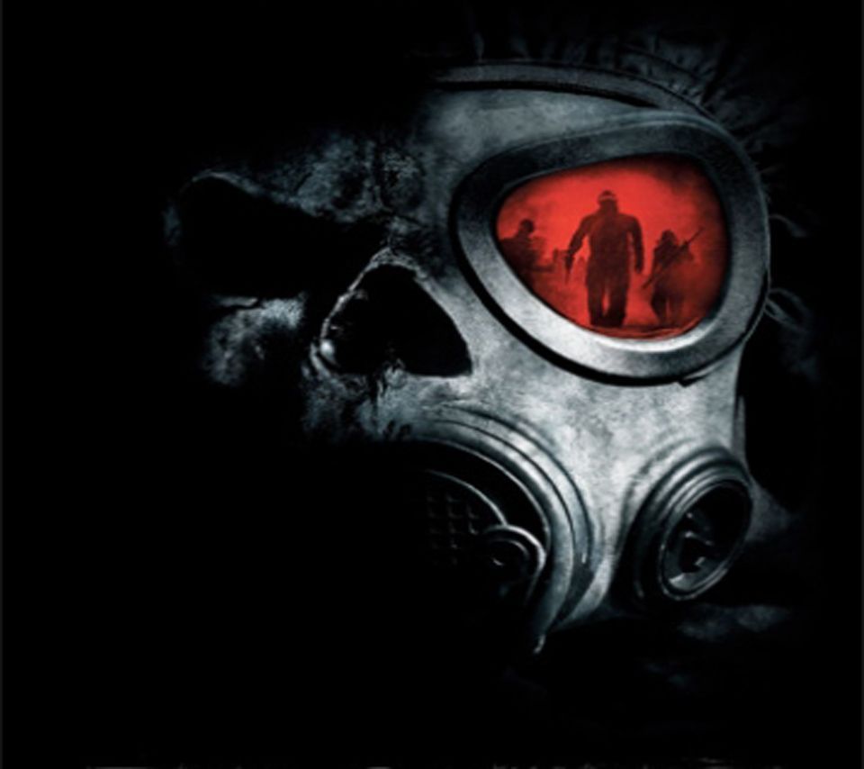Teschio con maschera antigas, 960x854 HD, PC