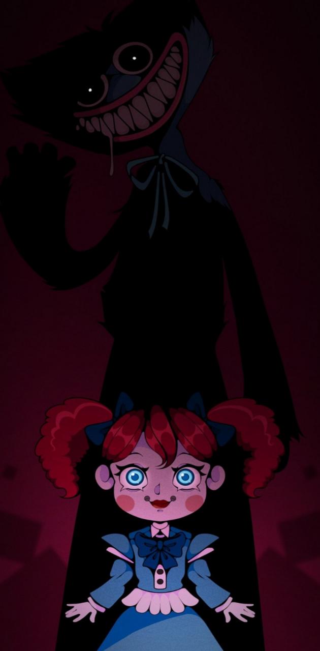 Huggy Wuggy e Poppy Playtime, 630x1280 Verticale, Telefono