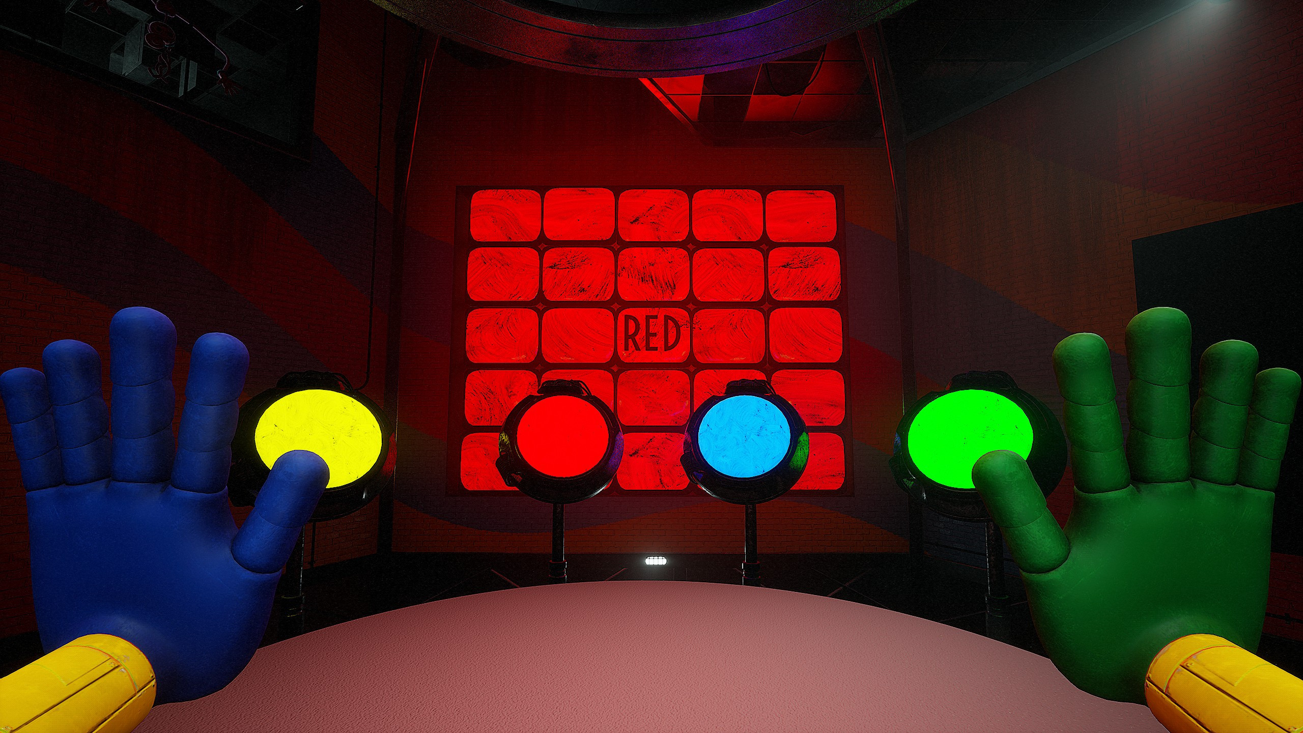 Poppy Playtime pulsanti colorati, 2560x1440 2K QHD, Monitor Gaming