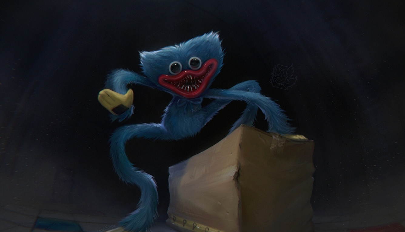 Huggy Wuggy Poppy Playtime, 1336x768 720p, PC