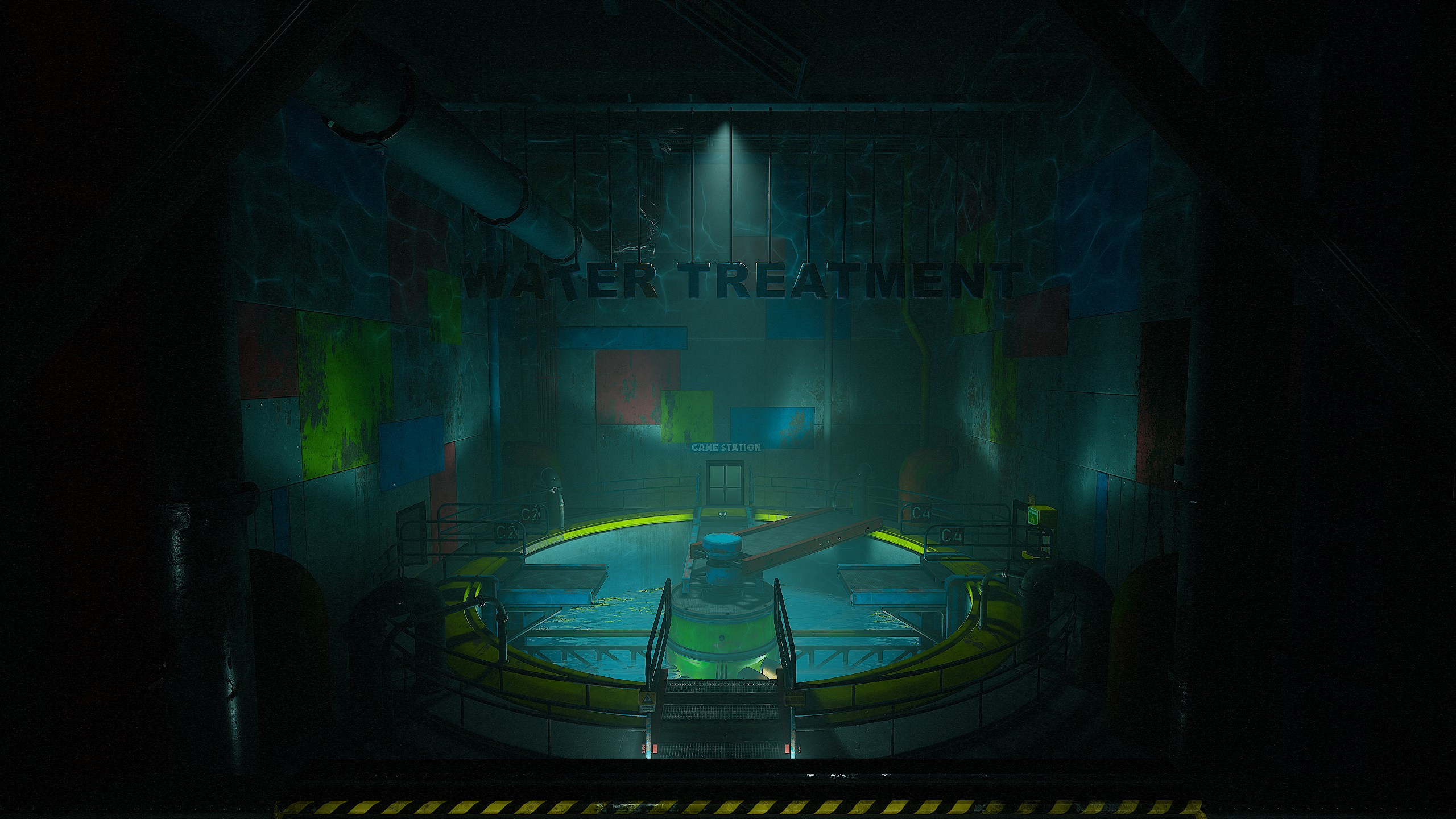 Water Treatment stanza Poppy Playtime, 2560x1440 2K, Monitor Gaming