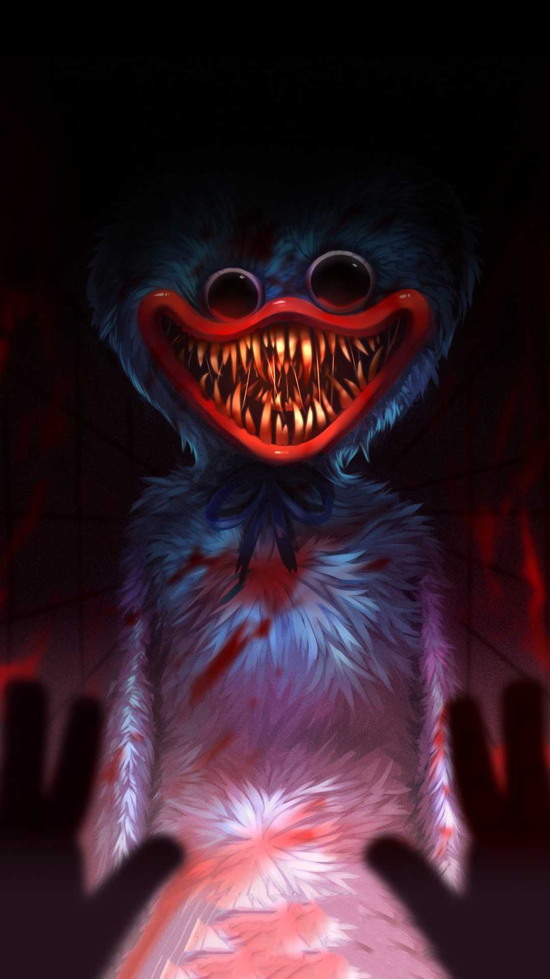 Huggy Wuggy Poppy Playtime, survival horror, 1080x1920 Verticale, Telefono