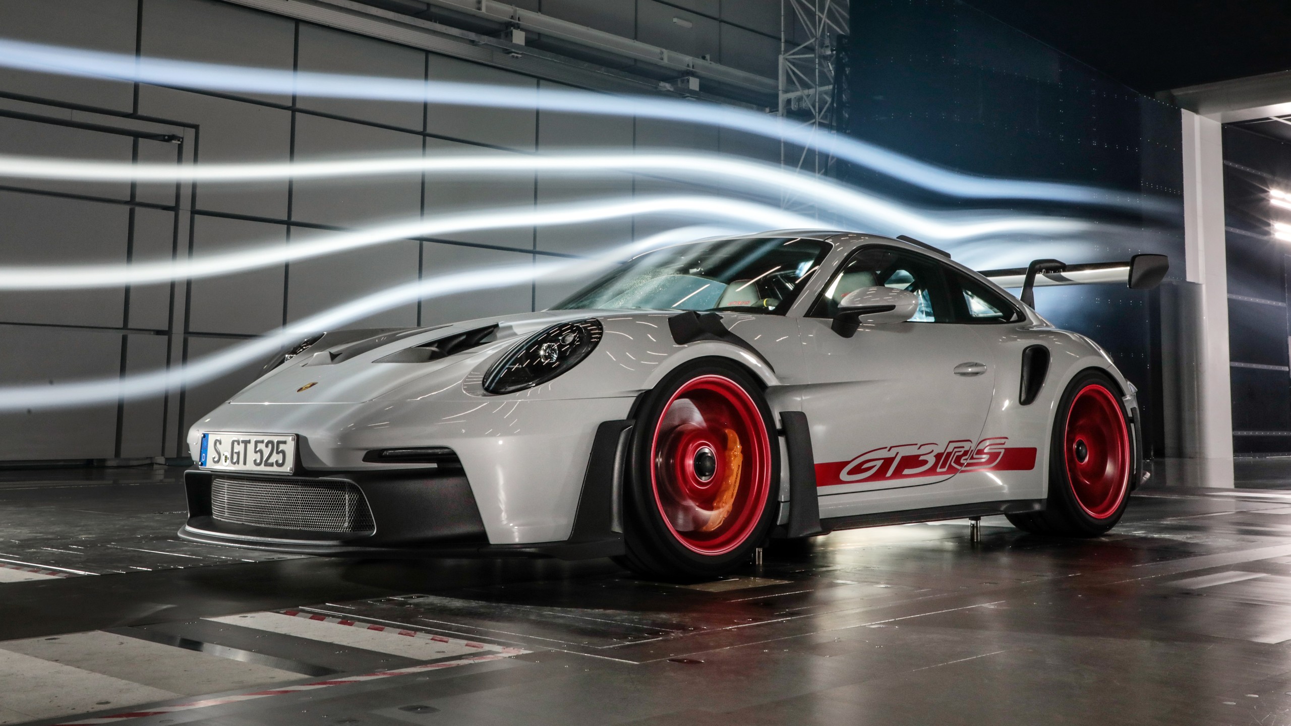 Porsche 911 GT3 RS bianca, 2560x1440 2K QHD, PC