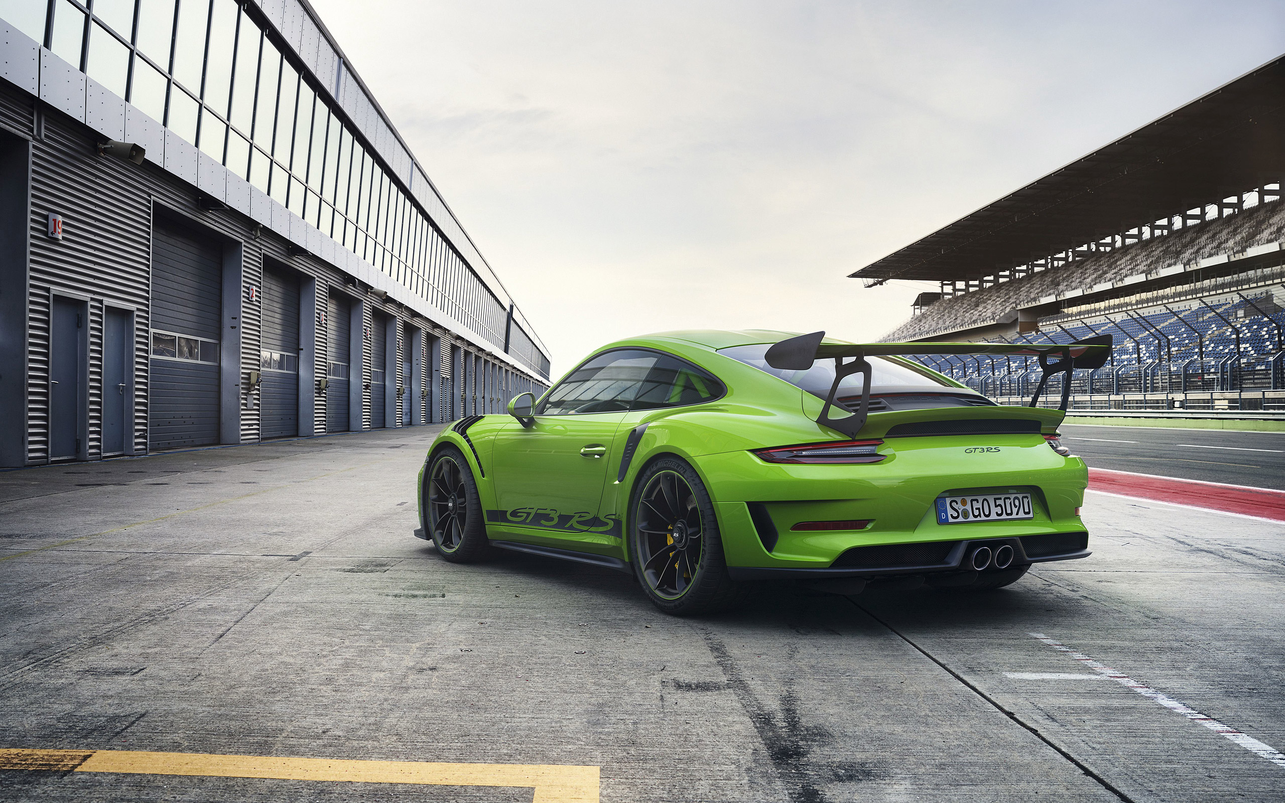 Porsche 911 GT3 RS verde, 2560x1600 WQXGA, Desktop