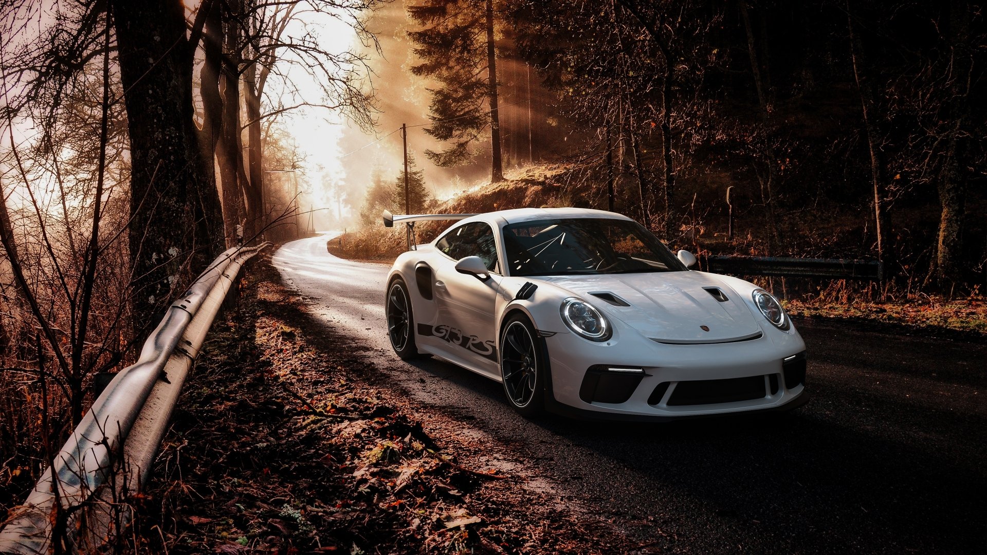 Porsche 911 GT3 RS bianca, 1920x1080 Full HD 1080p, PC