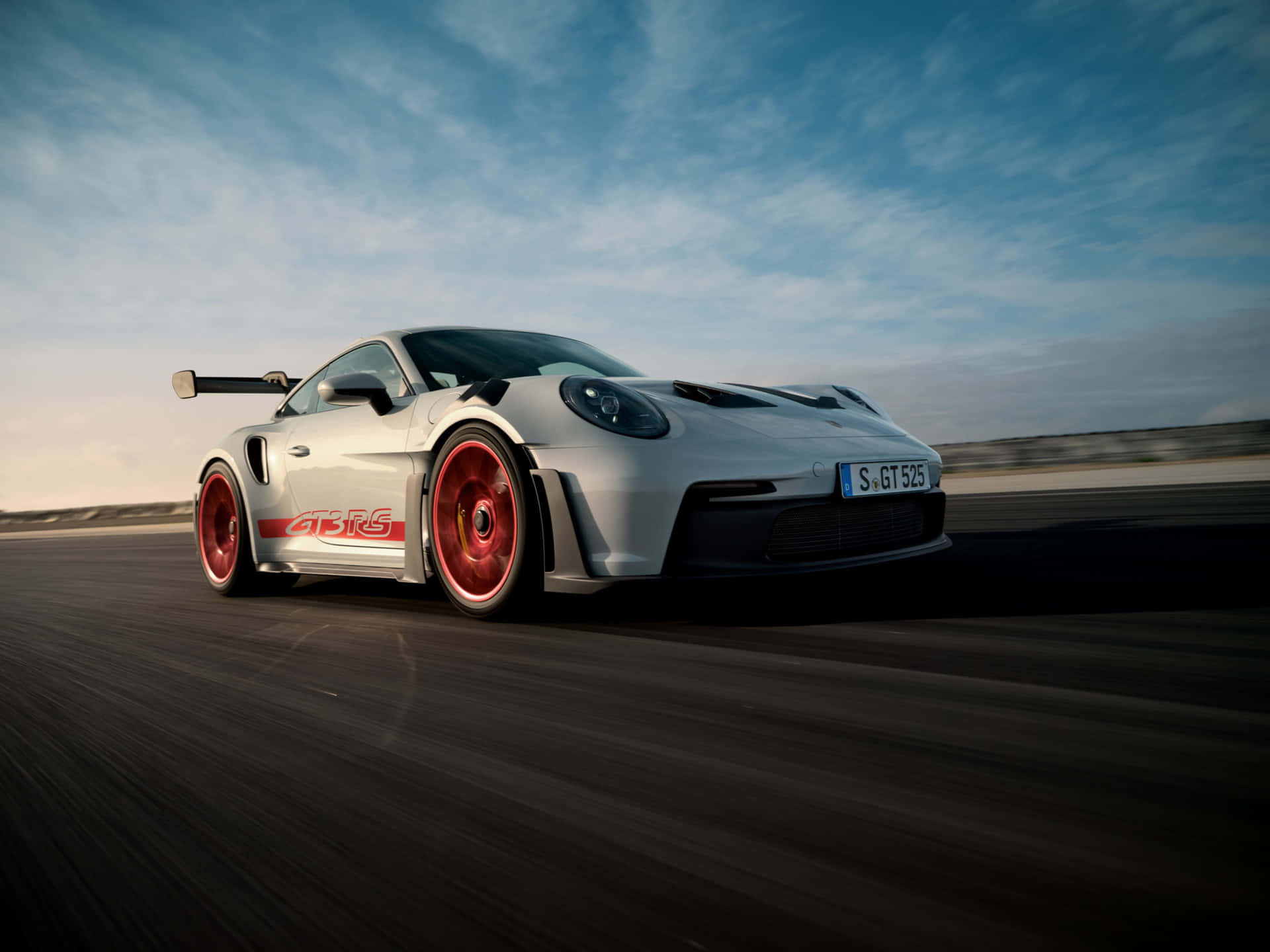 Porsche 911 GT3 RS bianca, 1920x1440 Full HD+, Desktop