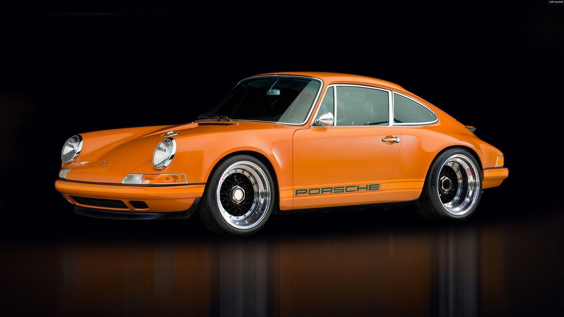 Porsche 911 arancione classica, 1920x1080 Full HD, PC