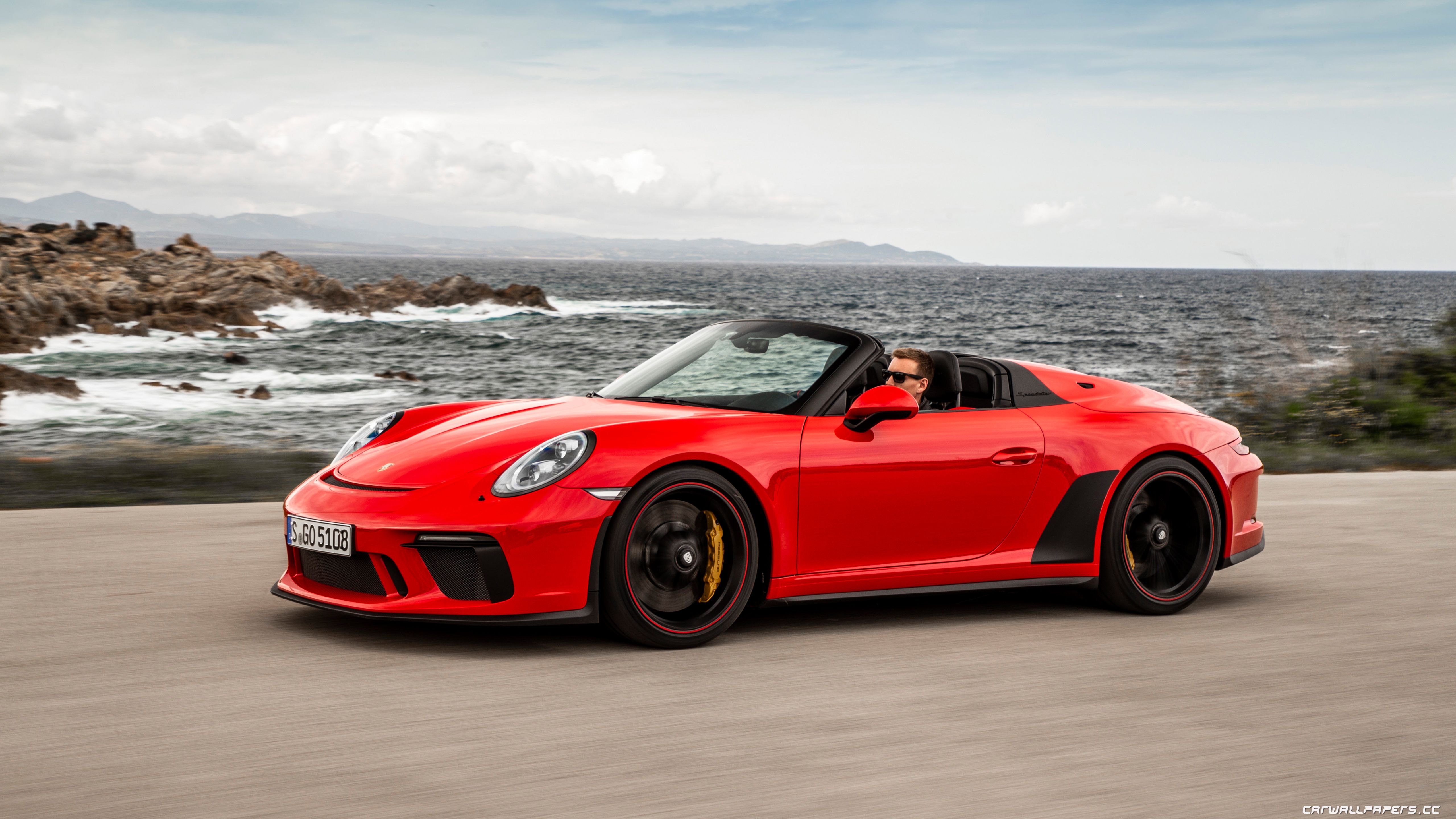 Porsche 911 Speedster rossa, 5120x2880 4K Ultra HD, Monitor 4K