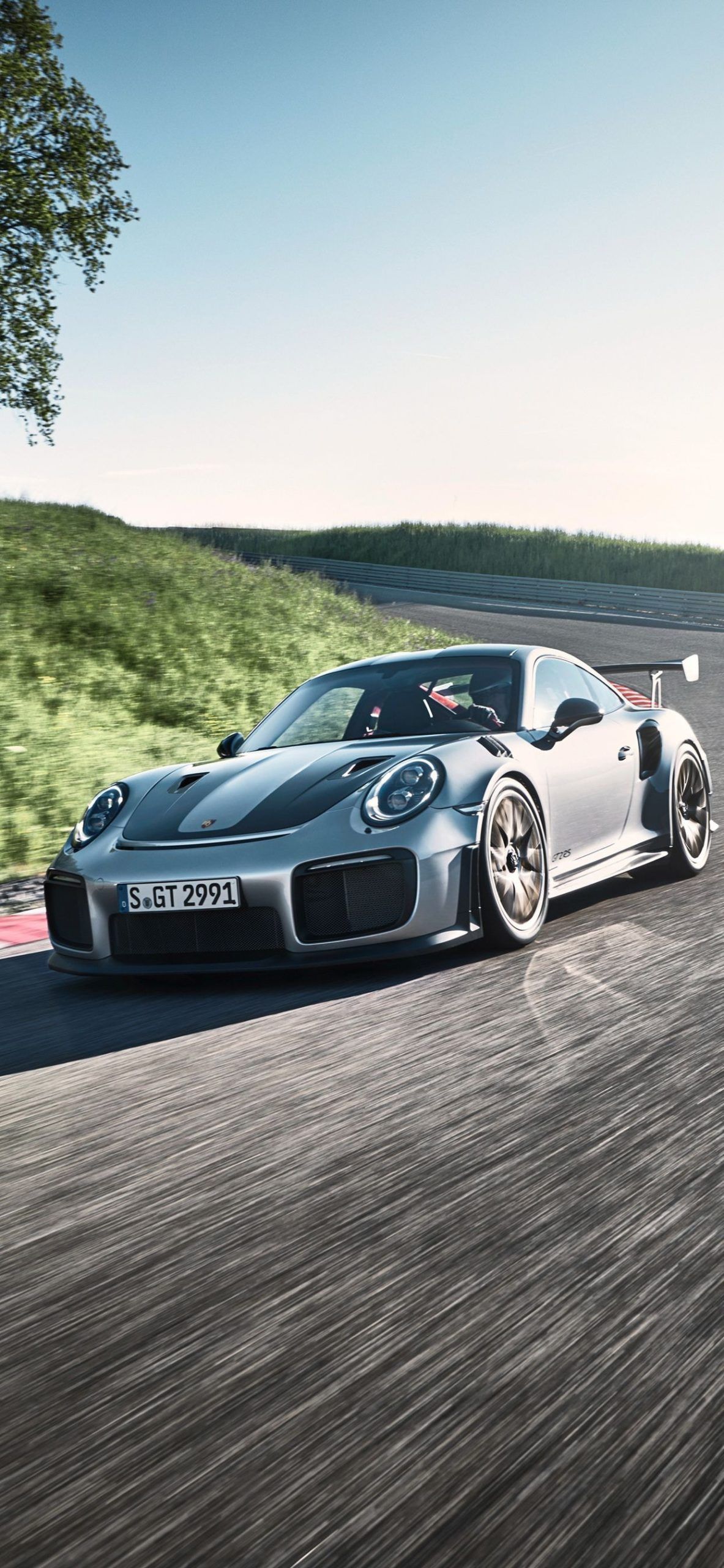 Porsche 911 su pista, 1183x2560 Full HD Verticale, Smartphone