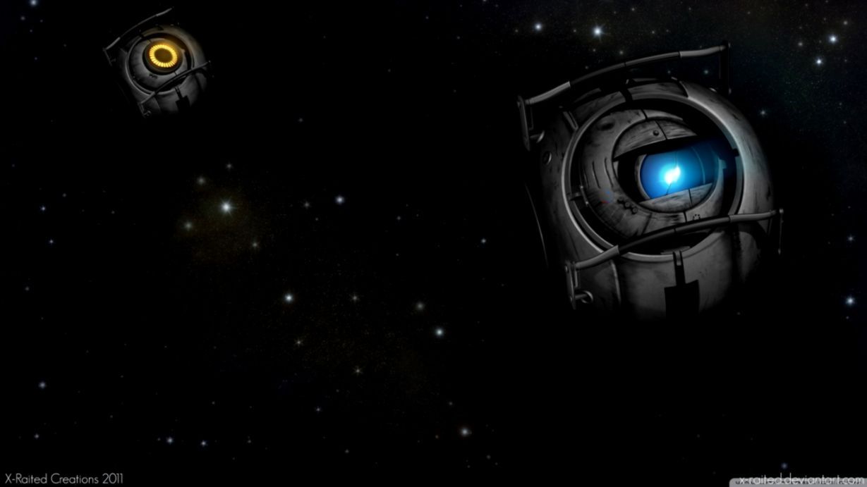 Portal 2 Wheatley spazio, 1229x691 HD, PC Desktop