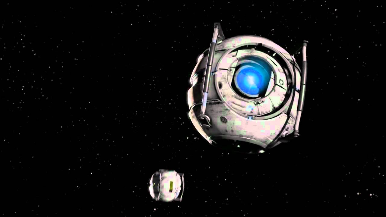 Wheatley nello spazio, Portal 2, 1280x720 720p, PC