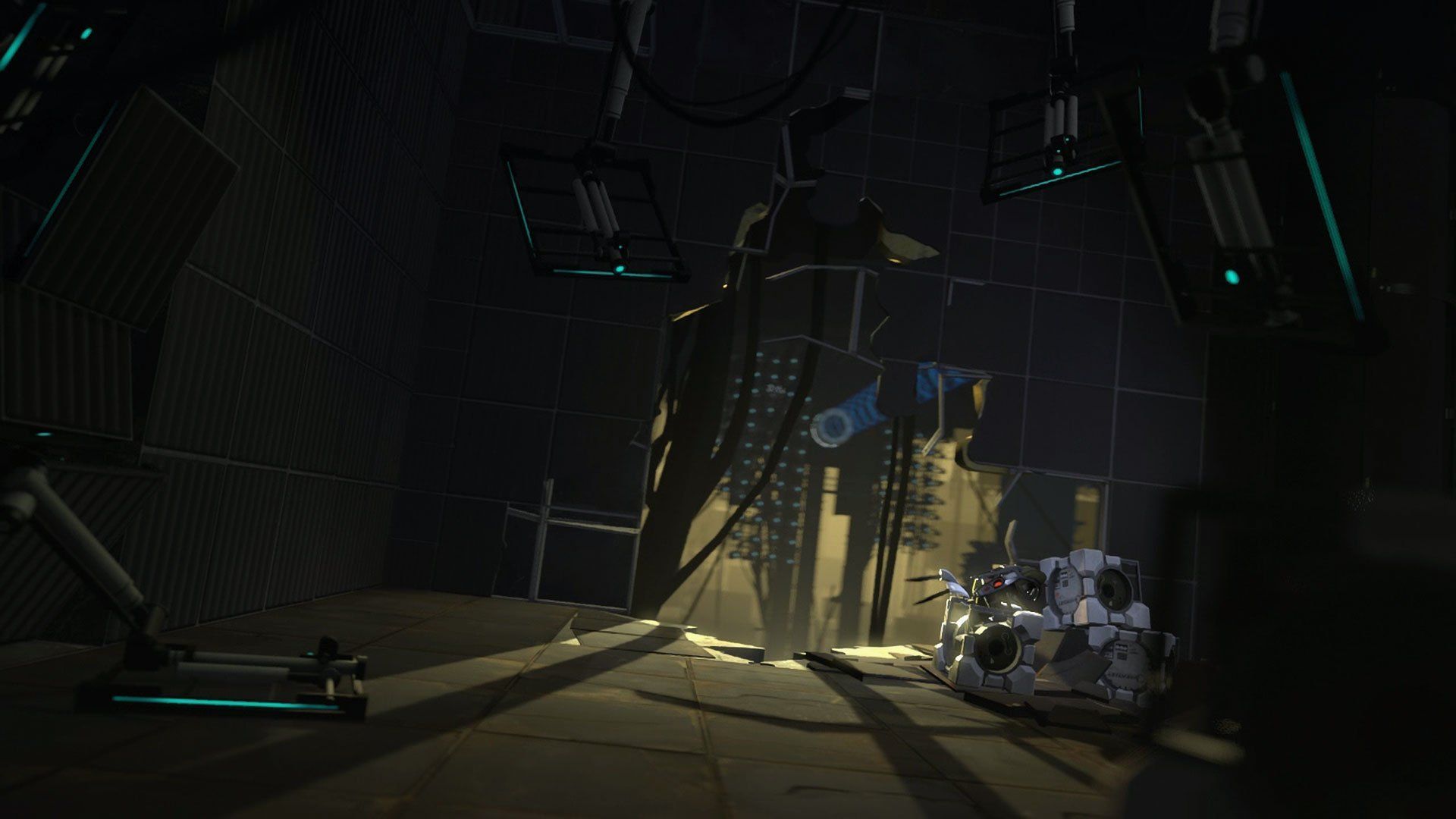 Robot Portal 2 Aperture Science, 1920x1080 Full HD, Laptop
